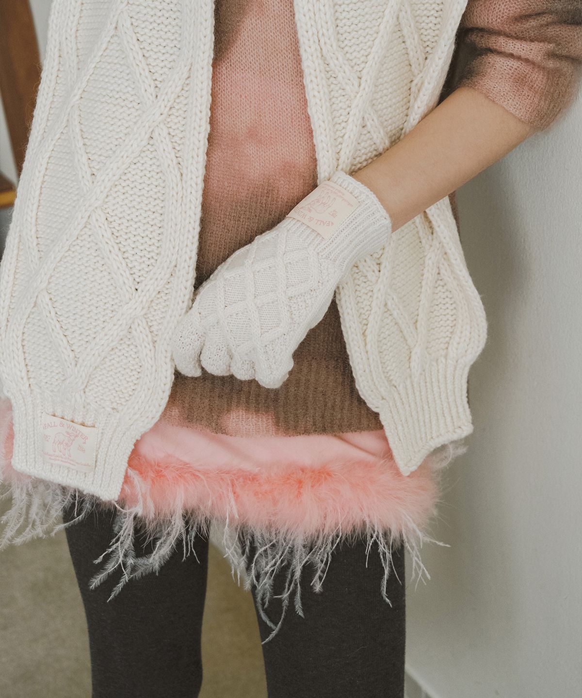 락피쉬웨더웨어(ROCKFISH WEATHERWEAR) DIAMOND CABLE SCARF - 4 colors