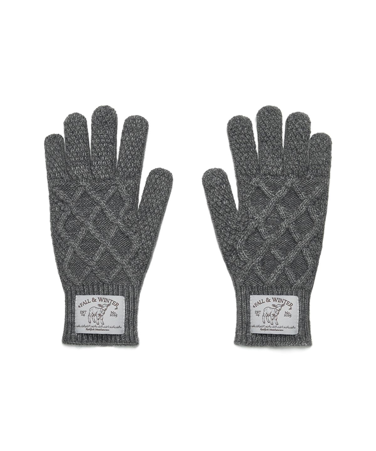 락피쉬웨더웨어(ROCKFISH WEATHERWEAR) DIAMOND CABLE GLOVES - 4 colors