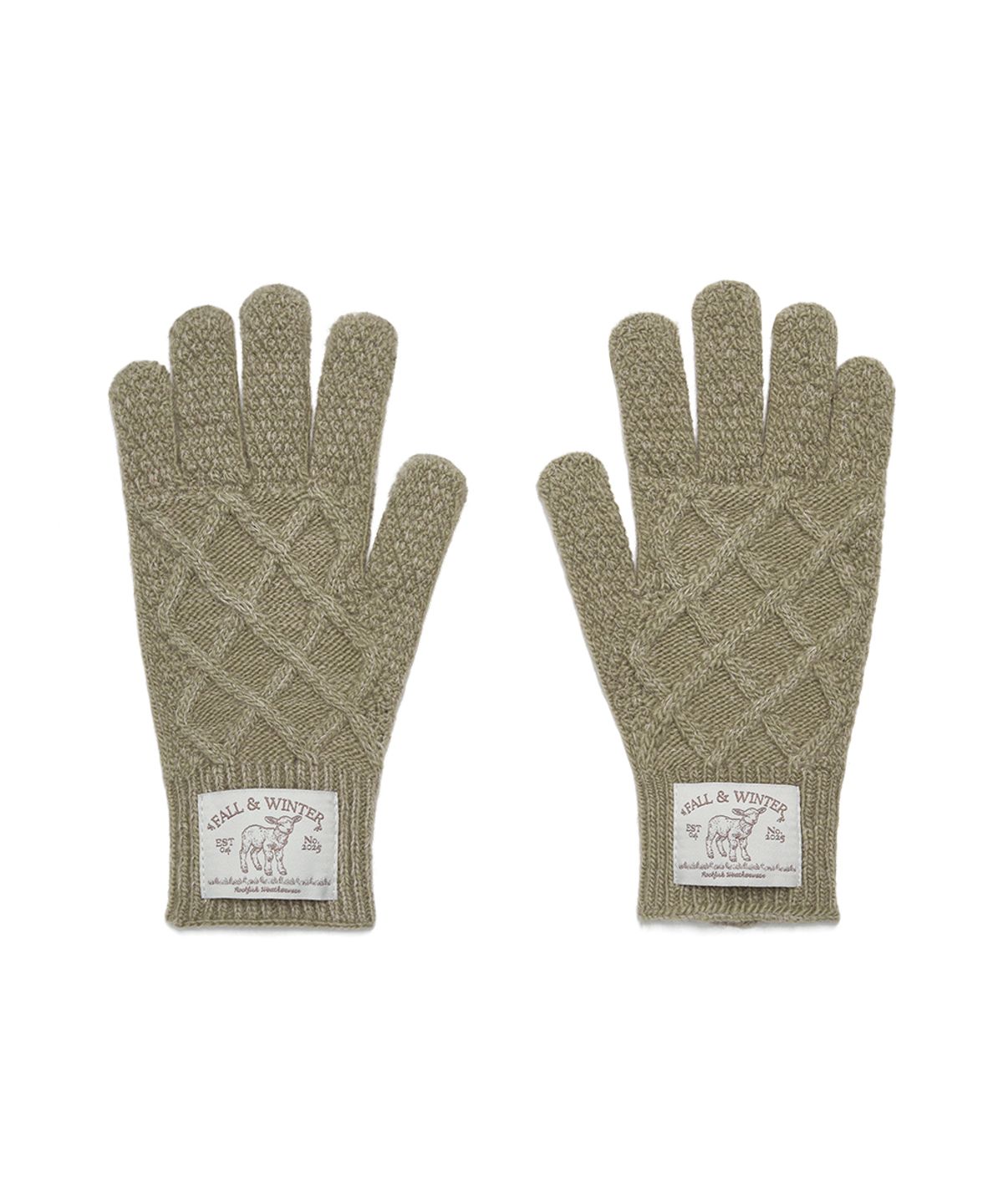 락피쉬웨더웨어(ROCKFISH WEATHERWEAR) DIAMOND CABLE GLOVES - 4 colors