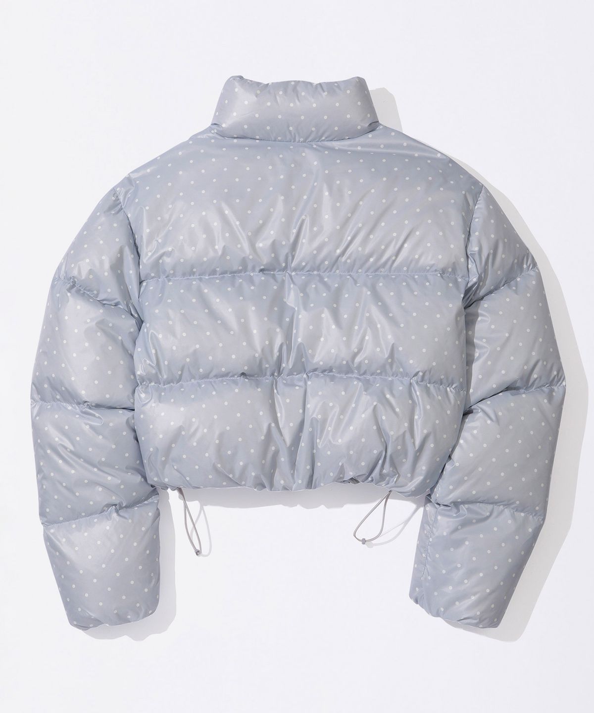 스컬프터(SCULPTOR) Polka Cropped Puffer Down Baby Blue