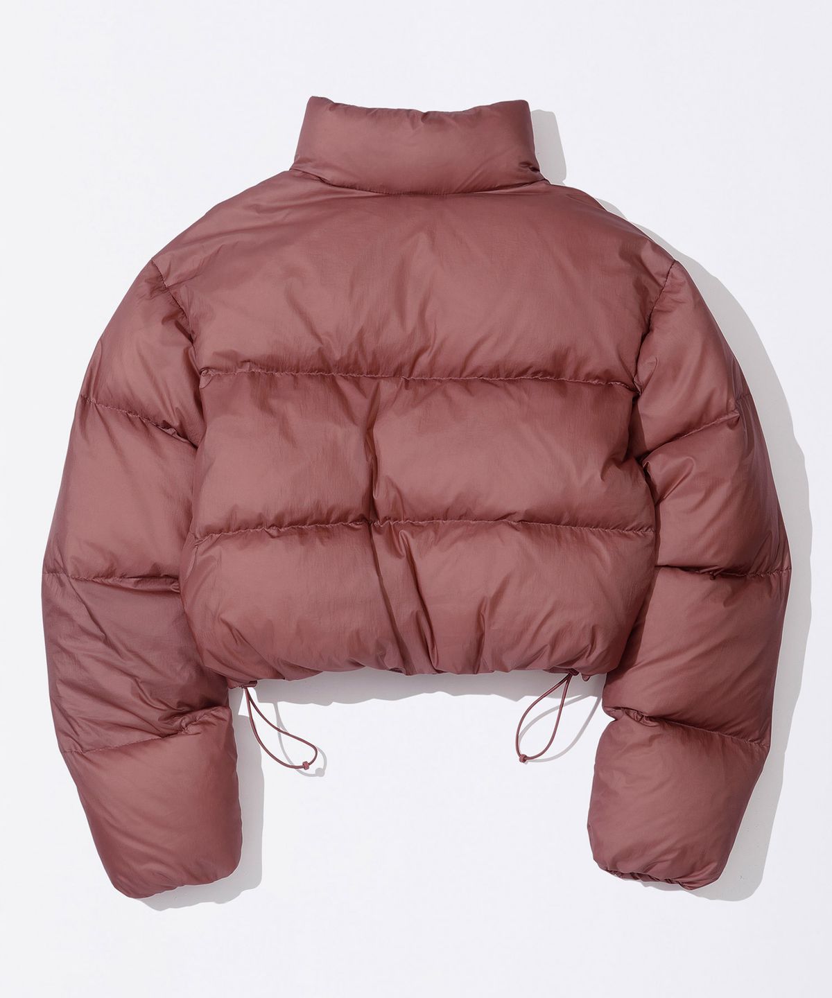 스컬프터(SCULPTOR) Matte Cropped Puffer Down Plum Red