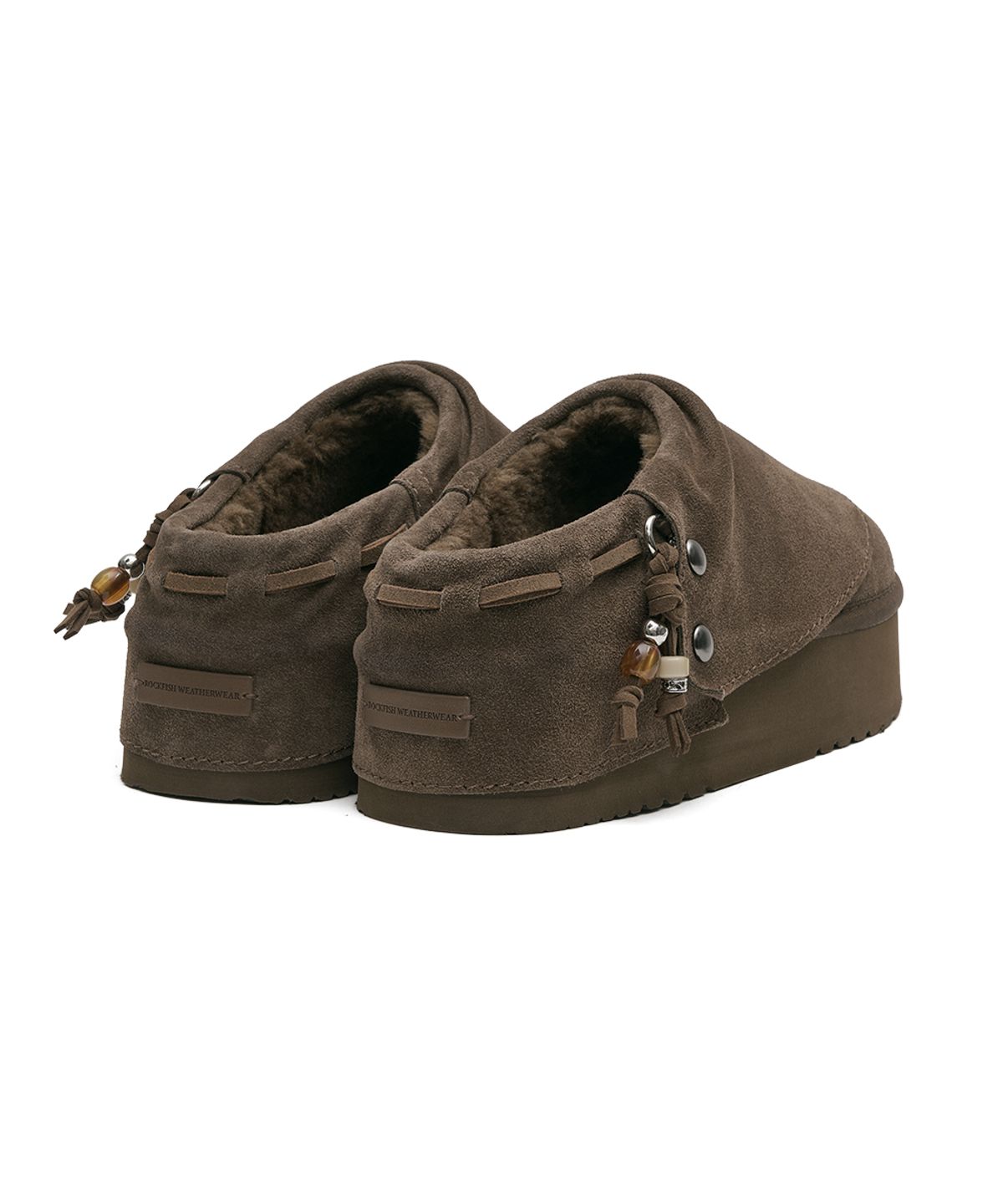 락피쉬웨더웨어(ROCKFISH WEATHERWEAR) STUD MAXI FOLDED MULES - 2 colors