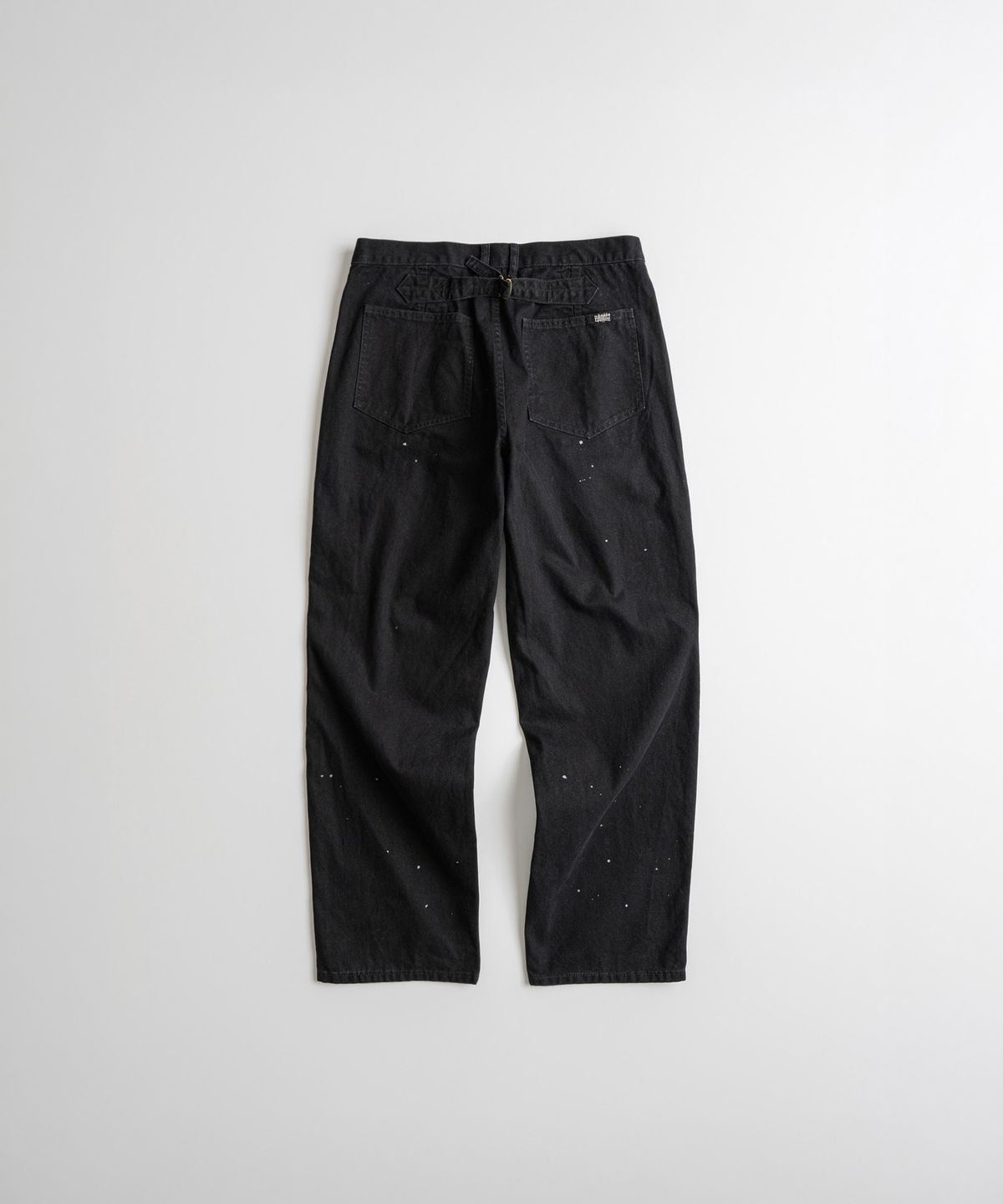 비헤비어(BEHEAVYER) DISTRESSED M35 TROUSER washed black