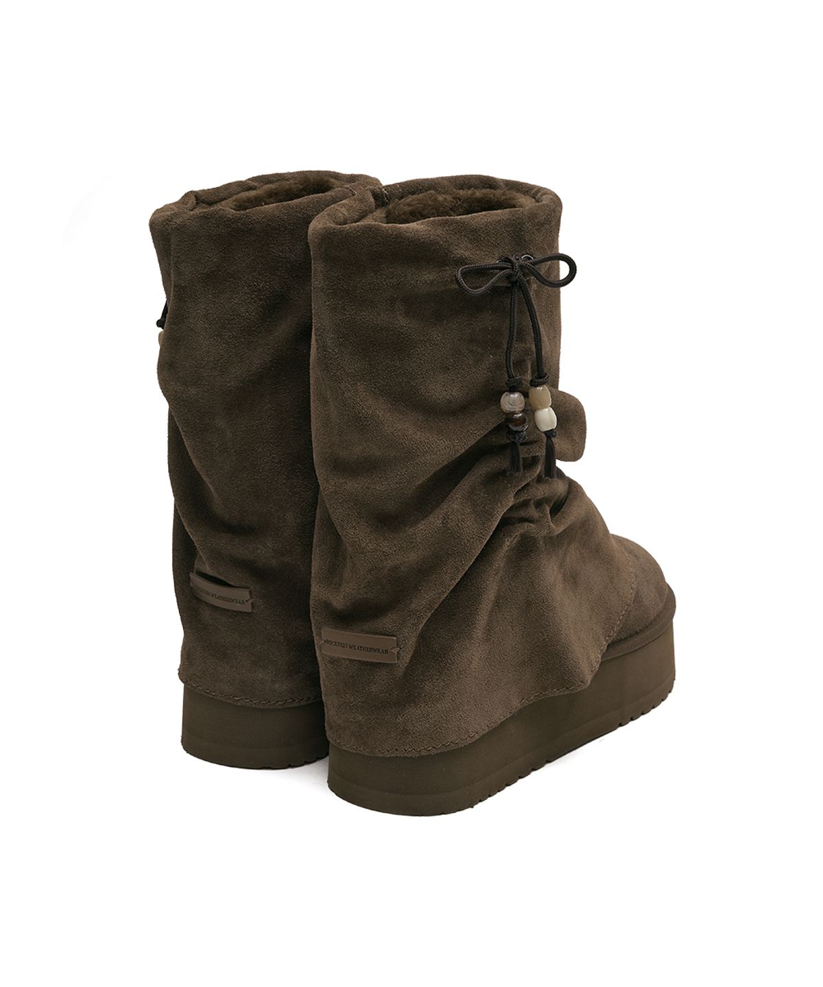 락피쉬웨더웨어(ROCKFISH WEATHERWEAR) GATHERED MAXI FOLDED BOOTS MIDDLE - 2 colors