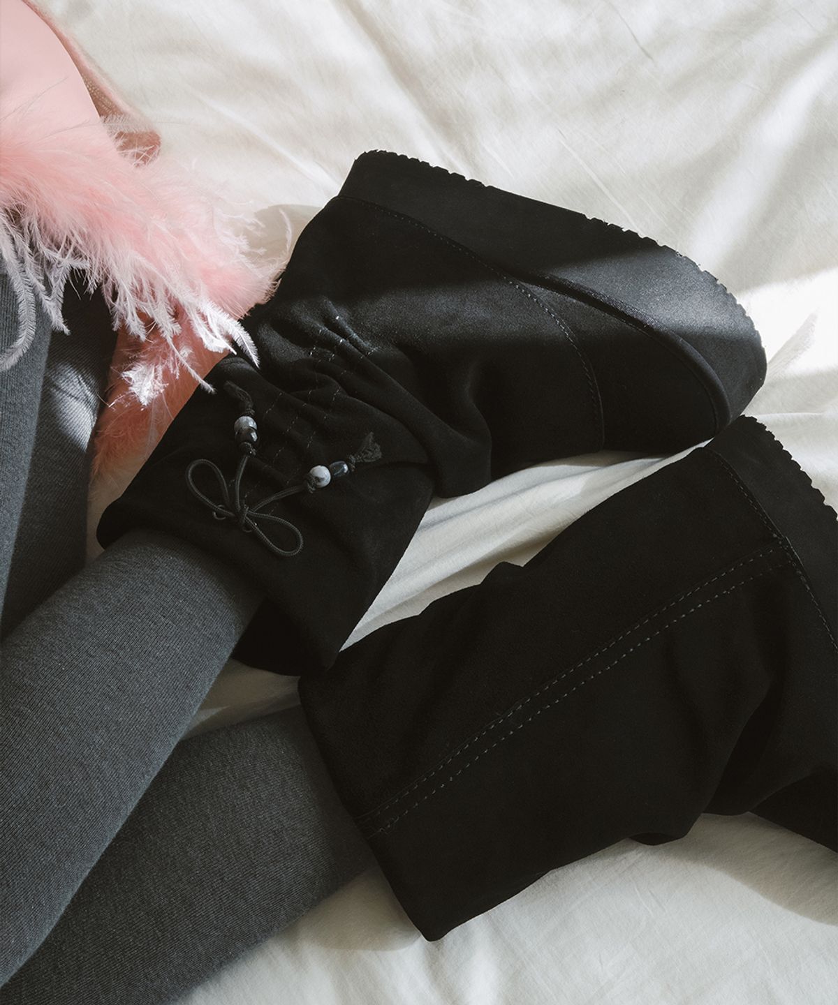 락피쉬웨더웨어(ROCKFISH WEATHERWEAR) GATHERED MAXI FOLDED BOOTS MIDDLE - 2 colors