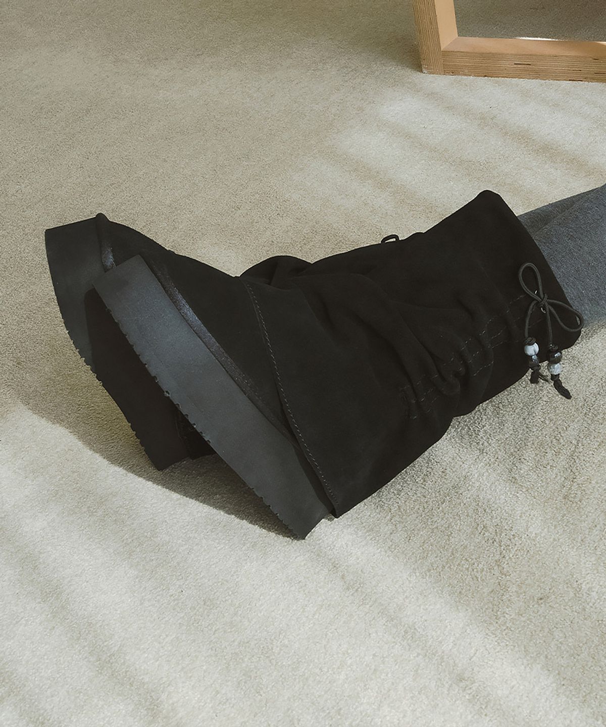 락피쉬웨더웨어(ROCKFISH WEATHERWEAR) GATHERED MAXI FOLDED BOOTS MIDDLE - 2 colors