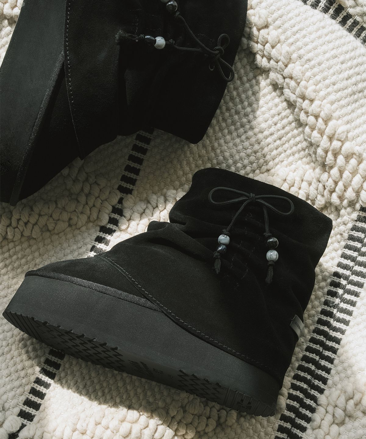락피쉬웨더웨어(ROCKFISH WEATHERWEAR) GATHERED MAXI FOLDED BOOTS SHORT - 2 colors