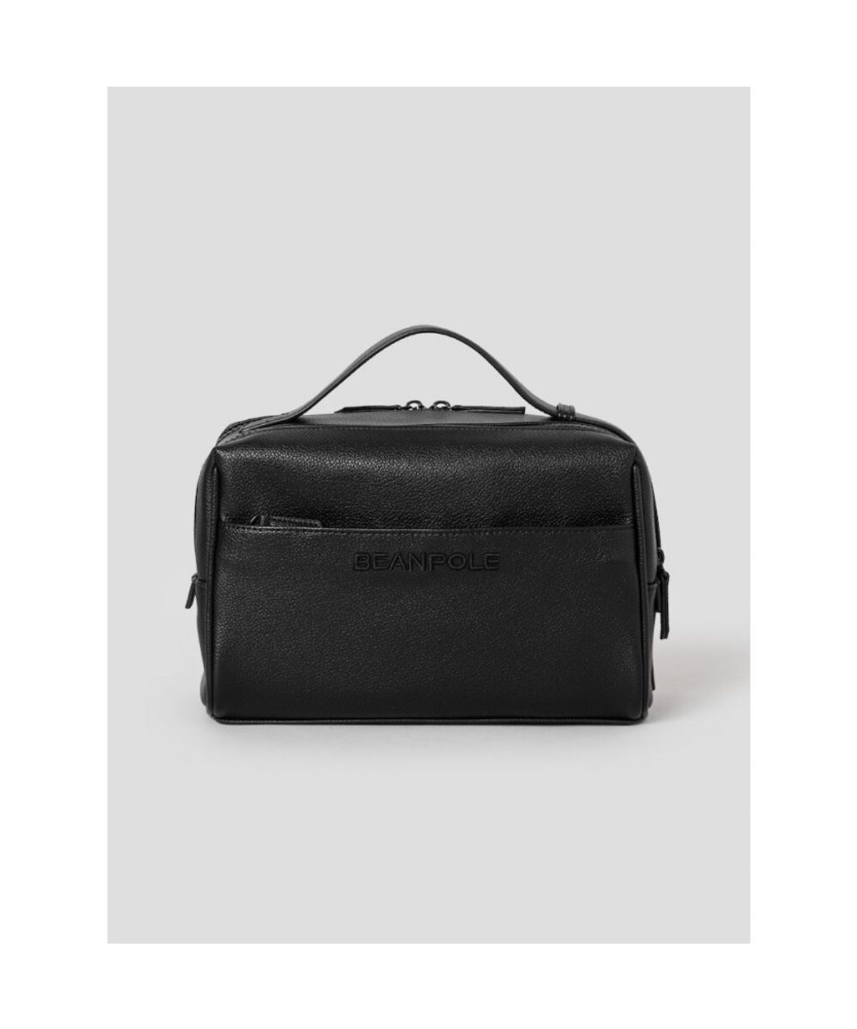 빈폴 액세서리(BEANPOLE ACCESSORY) 공용 빅로고 파우치 - 블랙