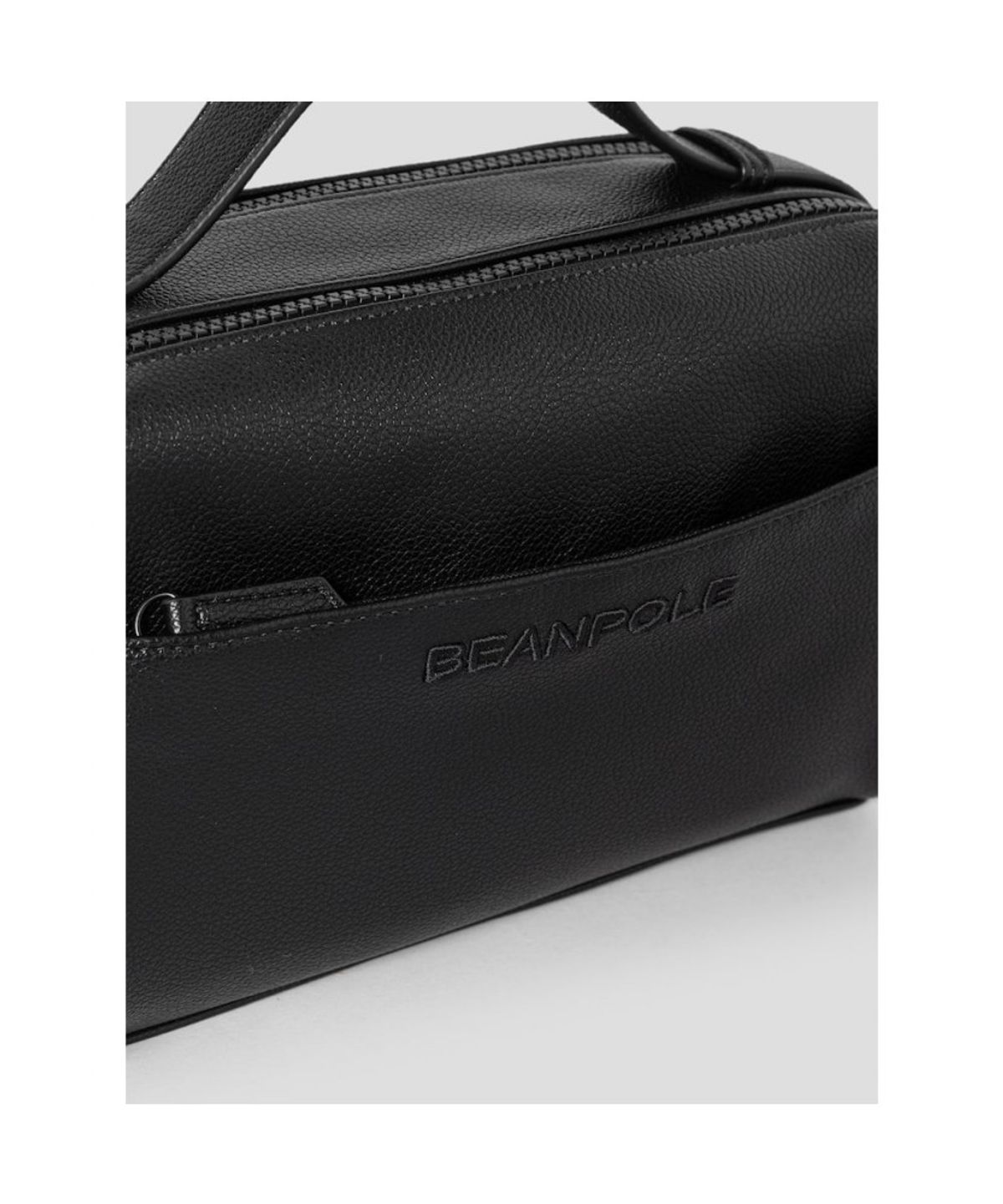 빈폴 액세서리(BEANPOLE ACCESSORY) 공용 빅로고 파우치 - 블랙