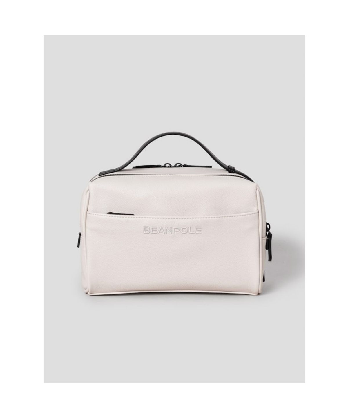 빈폴 액세서리(BEANPOLE ACCESSORY) 공용 빅로고 파우치 - 베이지