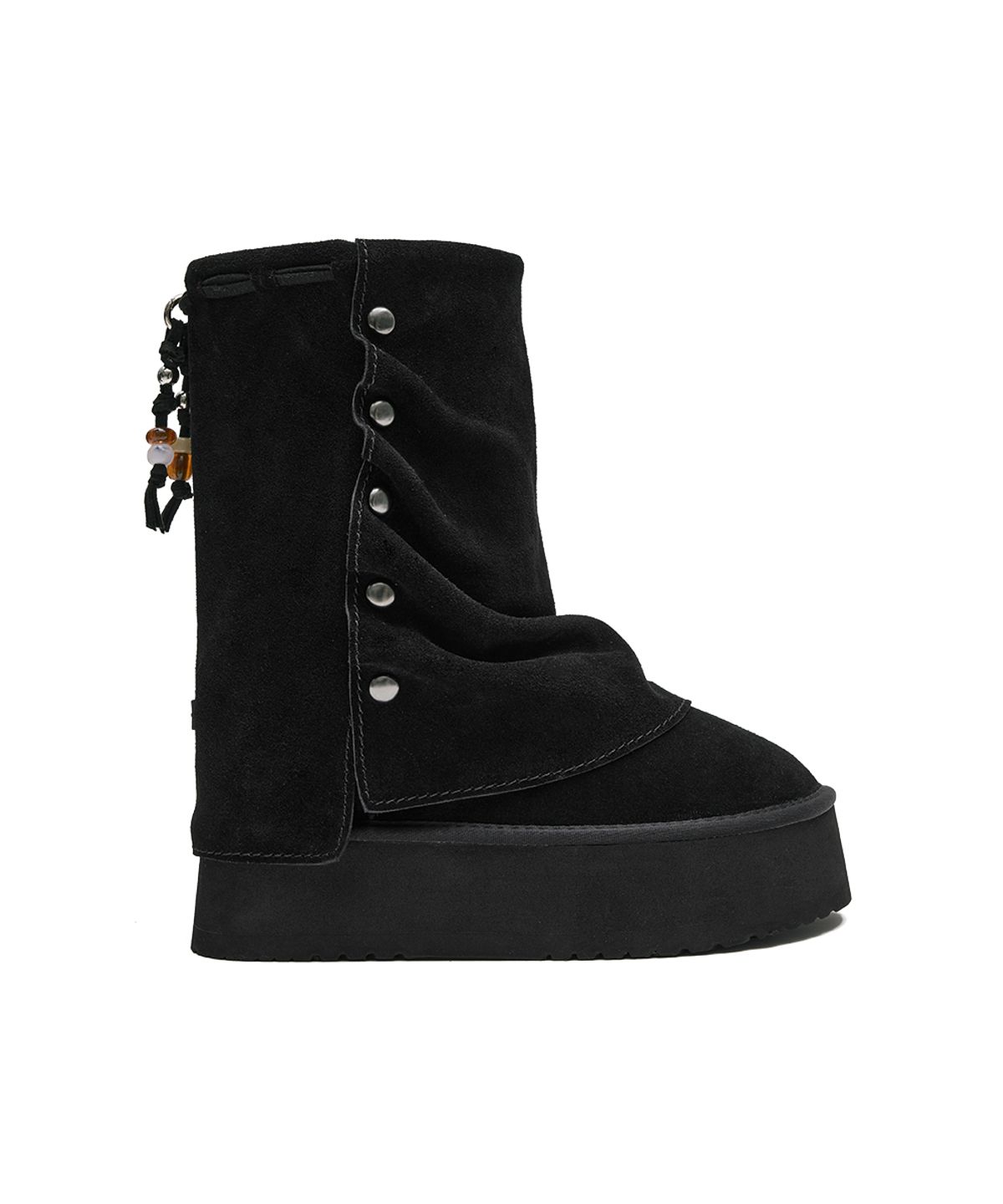 락피쉬웨더웨어(ROCKFISH WEATHERWEAR) STUD MAXI FOLDED BOOTS MIDDLE - 2 colors