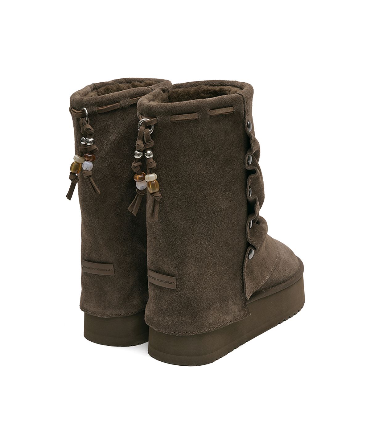 락피쉬웨더웨어(ROCKFISH WEATHERWEAR) STUD MAXI FOLDED BOOTS MIDDLE - 2 colors