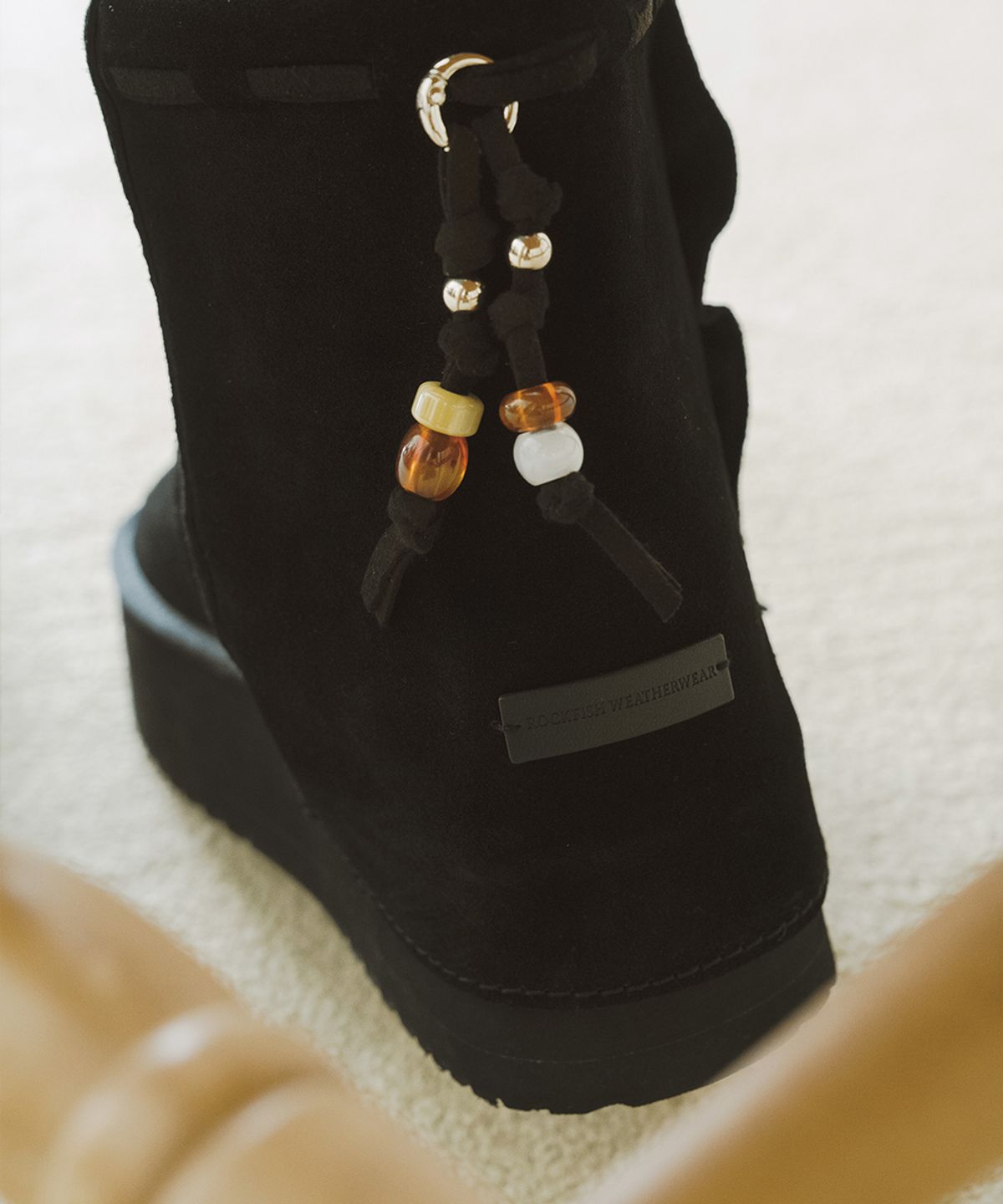 락피쉬웨더웨어(ROCKFISH WEATHERWEAR) STUD MAXI FOLDED BOOTS SHORT - 2 colors