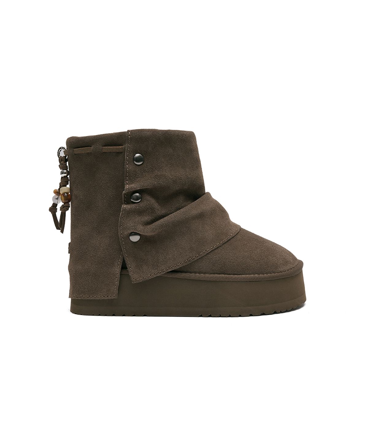 락피쉬웨더웨어(ROCKFISH WEATHERWEAR) STUD MAXI FOLDED BOOTS SHORT - 2 colors