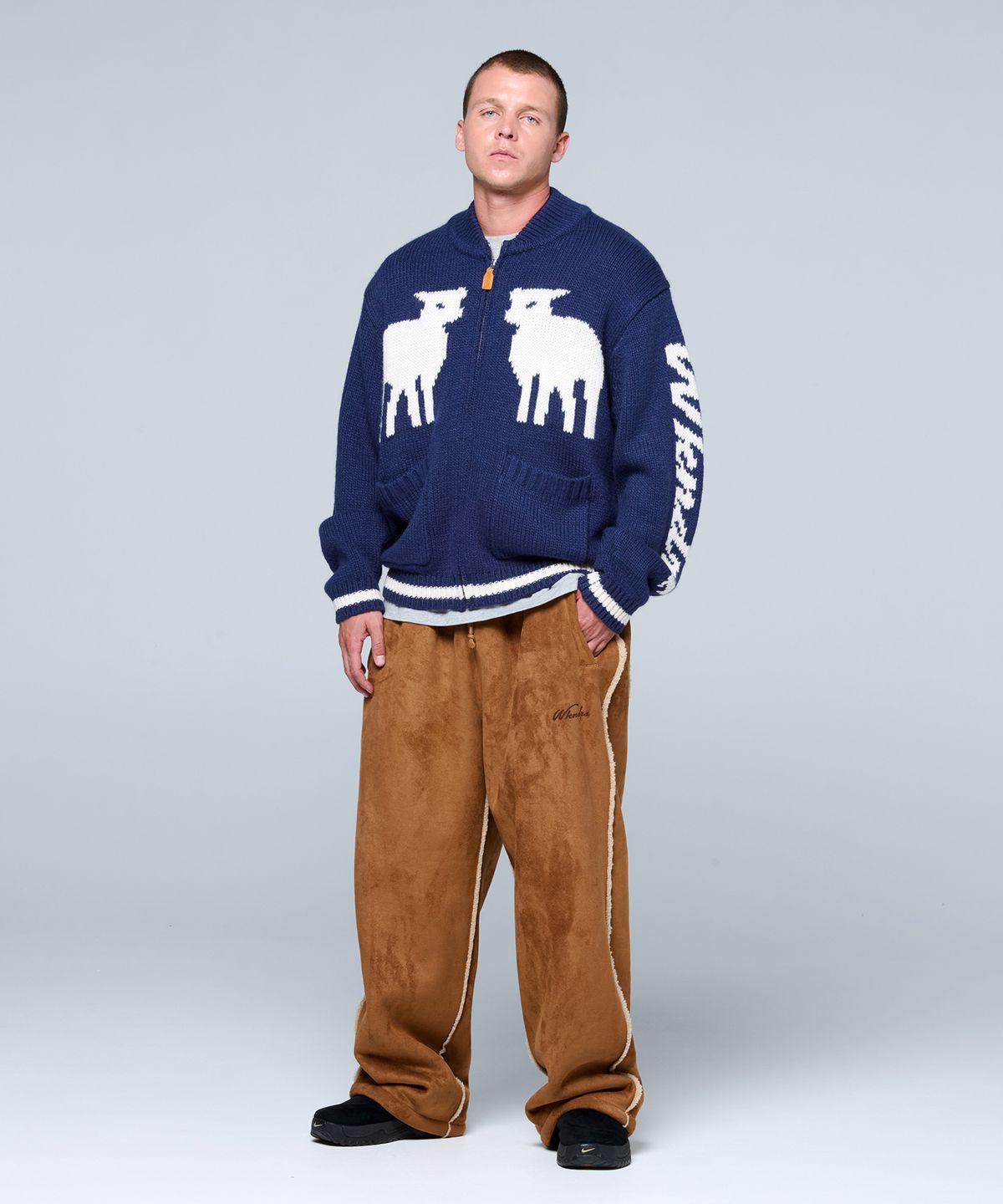 위캔더스(WKNDRS) SHEEP PANTS (BROWN)