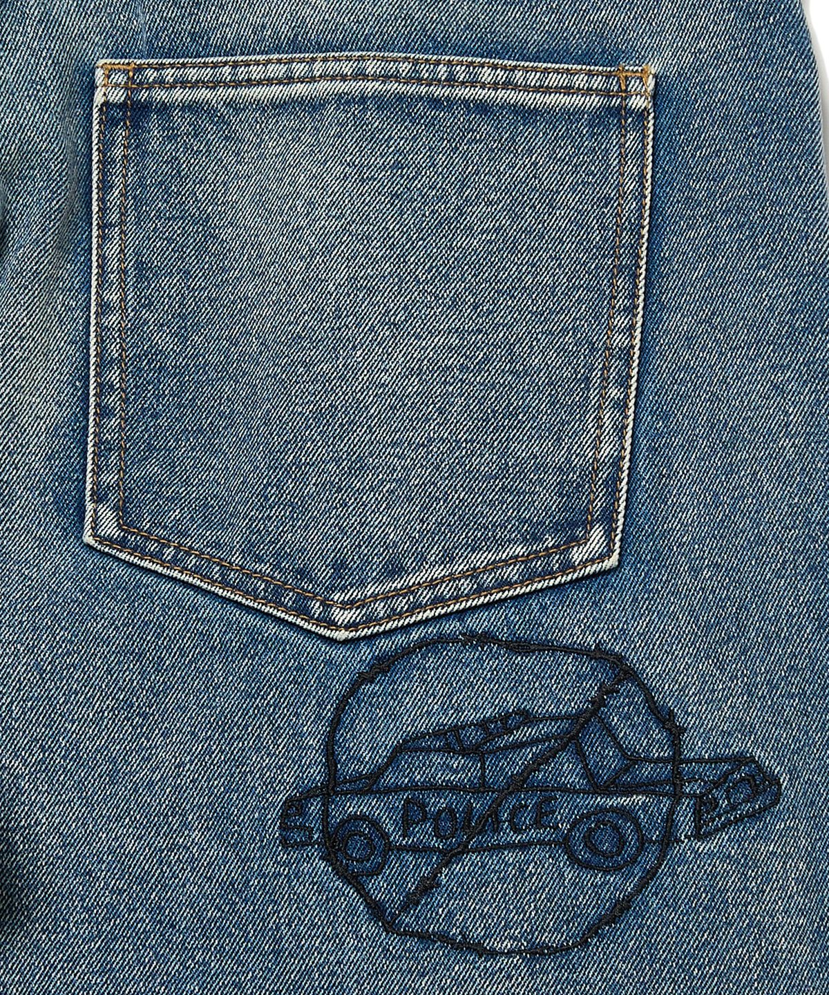 위캔더스(WKNDRS) TATTOO DENIM PANTS (L.DENIM)