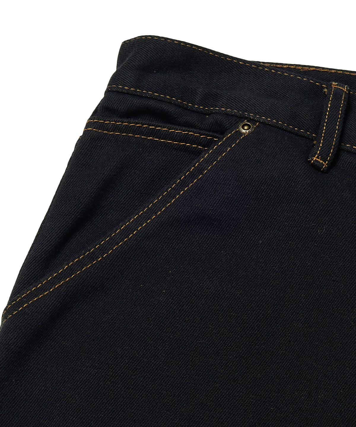 위캔더스(WKNDRS) BIG PIERROT DENIM PANTS (BLACK)