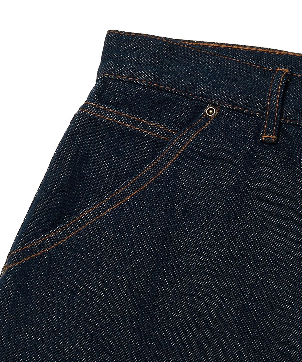 위캔더스(WKNDRS) BIG PIERROT DENIM PANTS (DENIM)