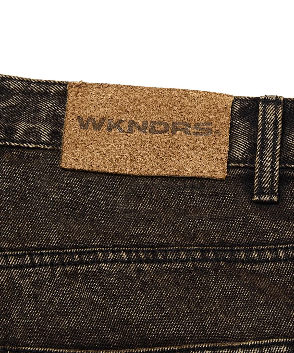 위캔더스(WKNDRS) VINTAGE BAGGY DENIM (BROWN)
