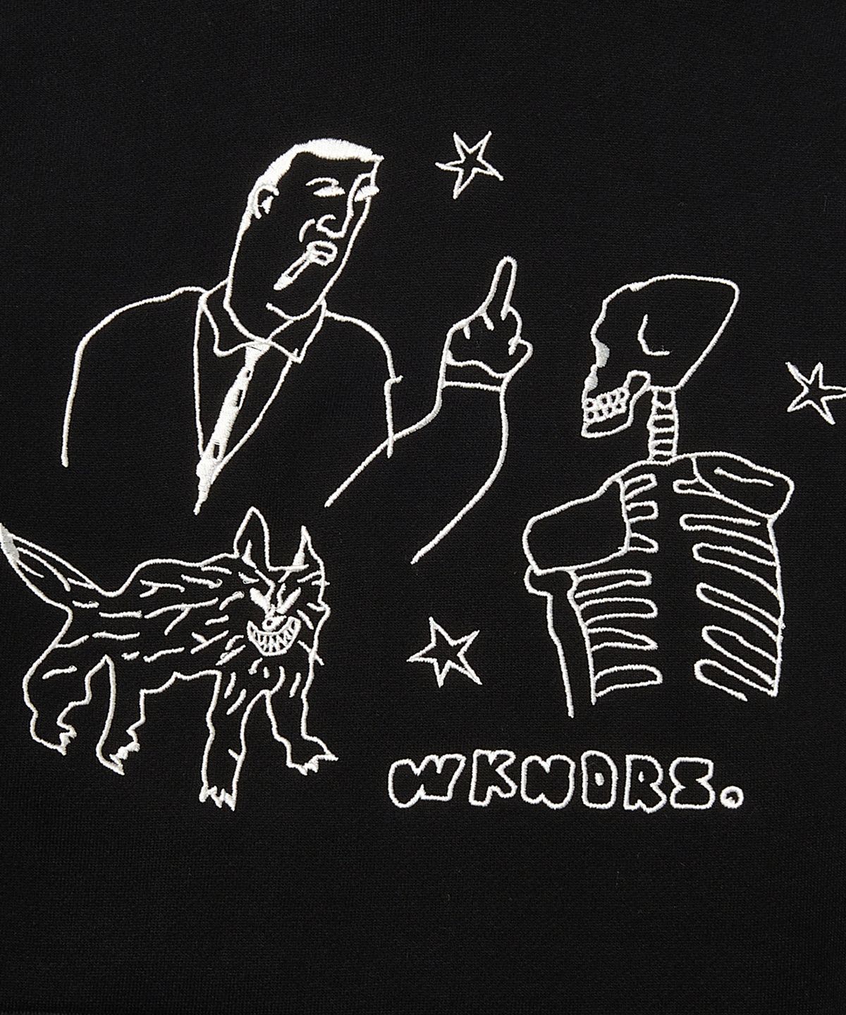 위캔더스(WKNDRS) TATTOO HOODIE (BLACK)