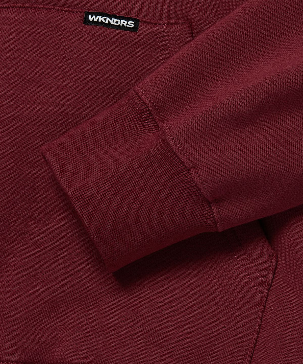 위캔더스(WKNDRS) BIG FOOT HOODIE (BURGUNDY)