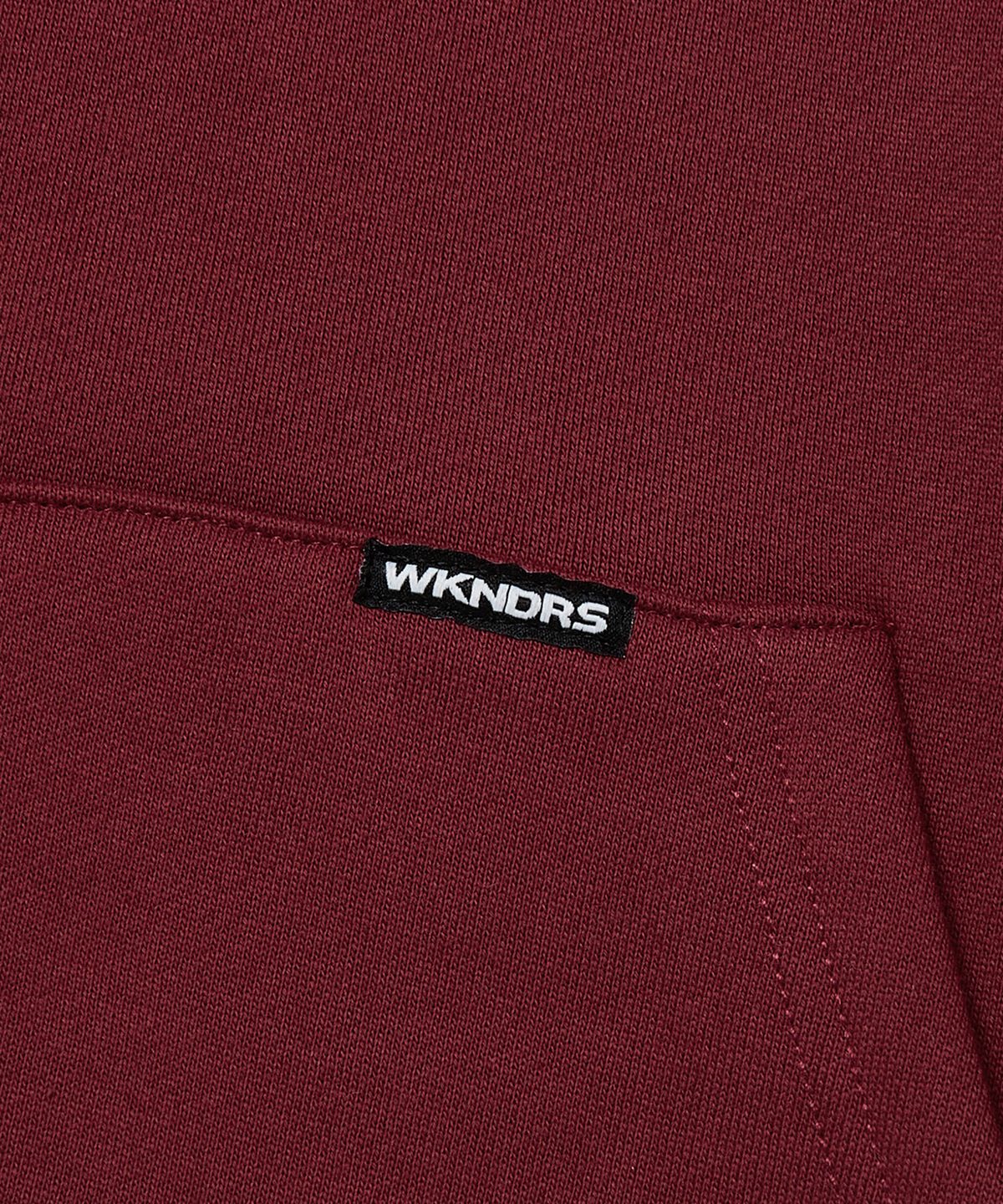 위캔더스(WKNDRS) BIG FOOT HOODIE (BURGUNDY)