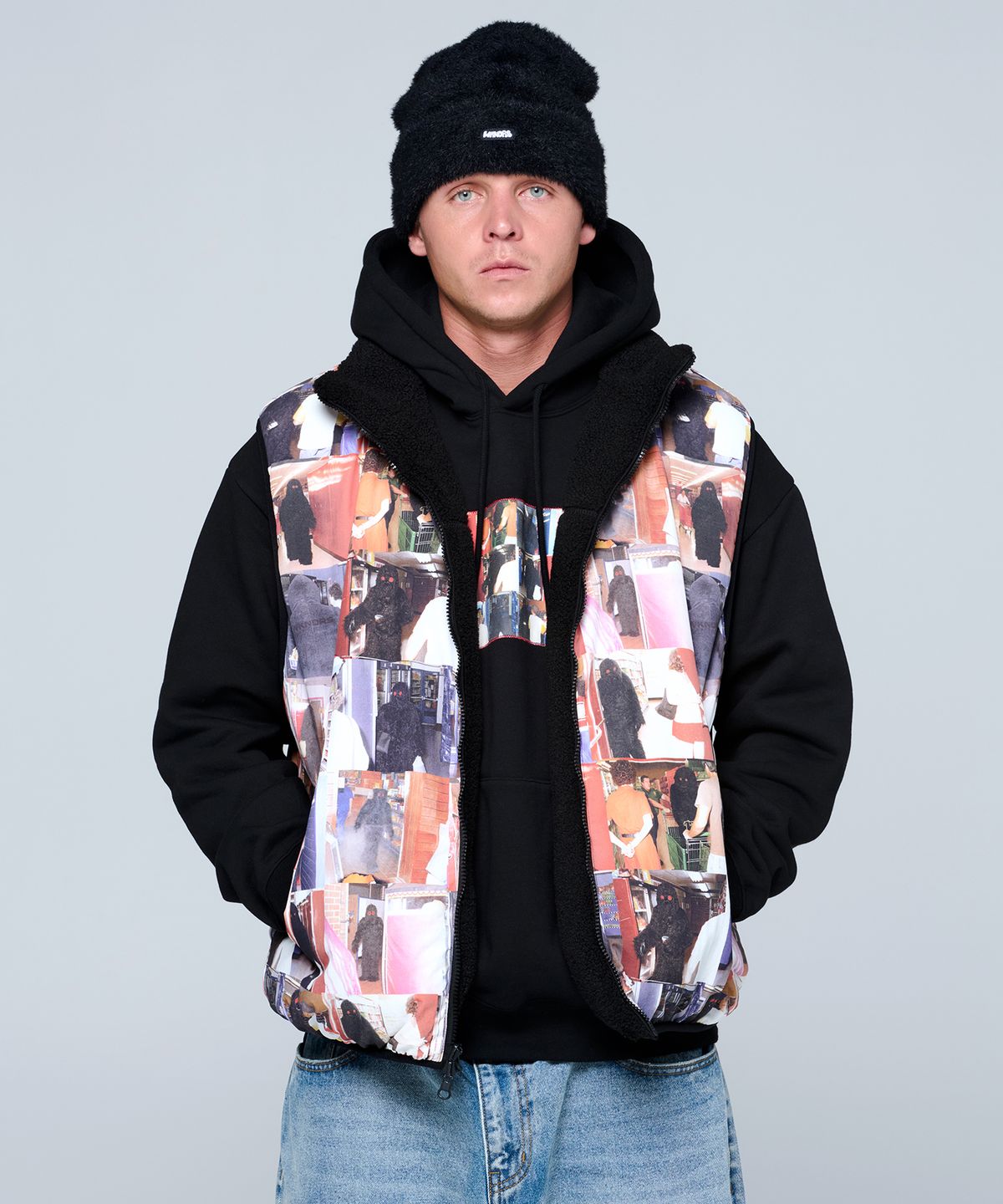위캔더스(WKNDRS) BIG FOOT HOODIE (BLACK)