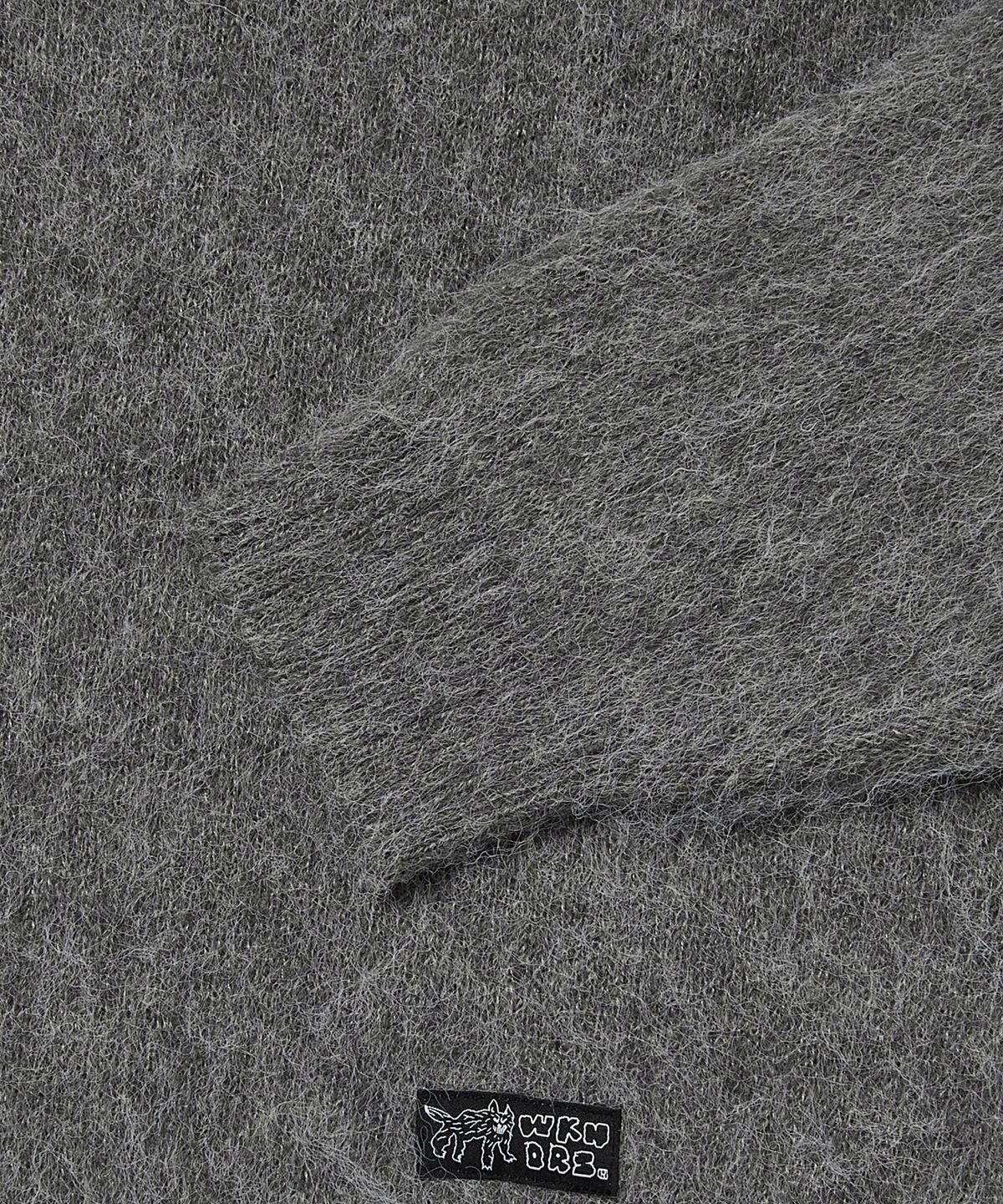 위캔더스(WKNDRS) TATTOO BRUSHED KNIT SWEATER (GREY)