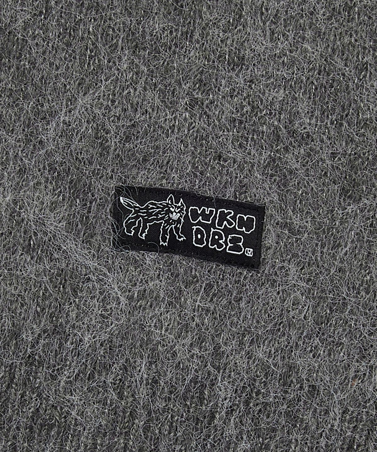 위캔더스(WKNDRS) TATTOO BRUSHED KNIT SWEATER (GREY)
