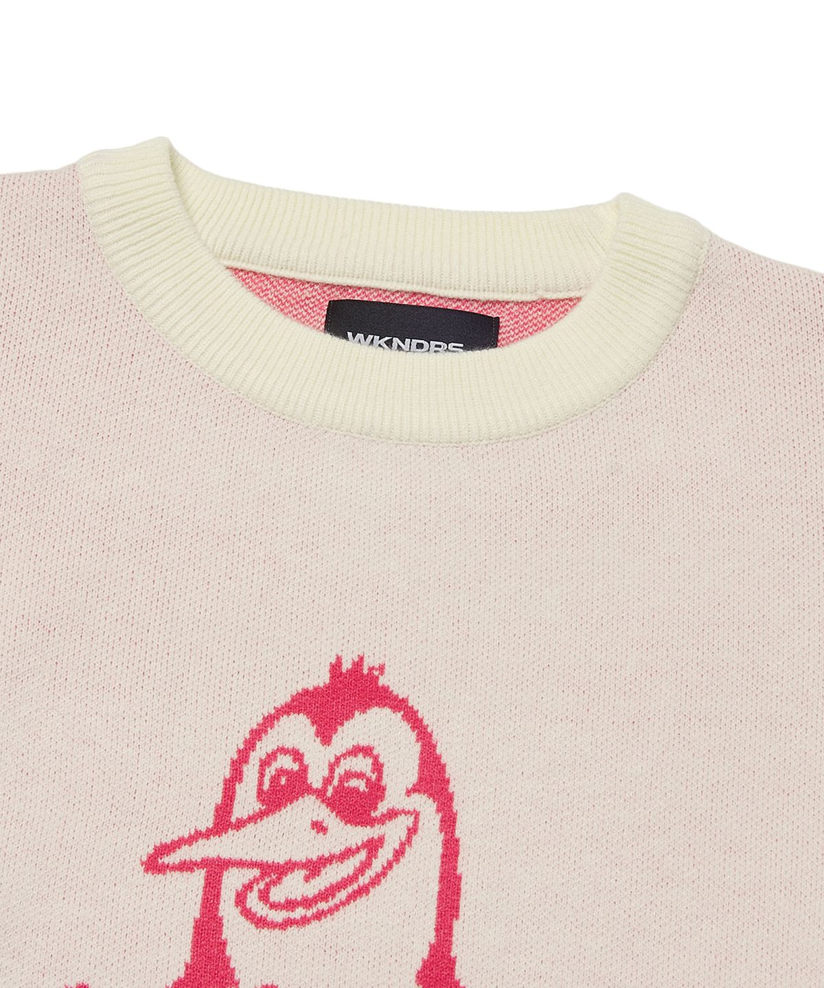 위캔더스(WKNDRS) PENGUIN KNIT SWEATER (IVORY)