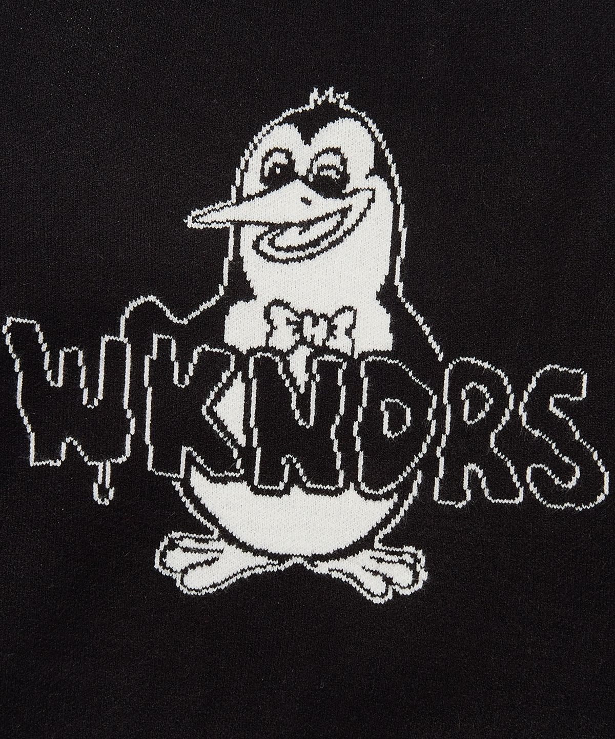 위캔더스(WKNDRS) PENGUIN KNIT SWEATER (BLACK)