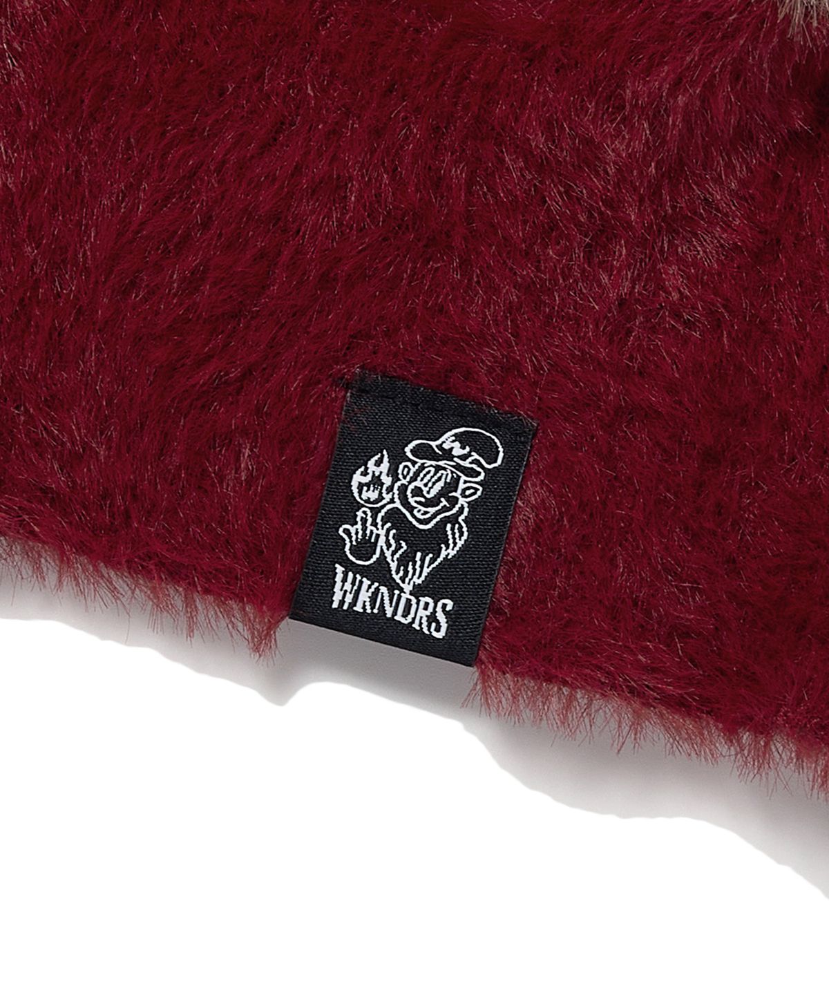 위캔더스(WKNDRS) STRIPED KNIT SWEATER (BURGUNDY)
