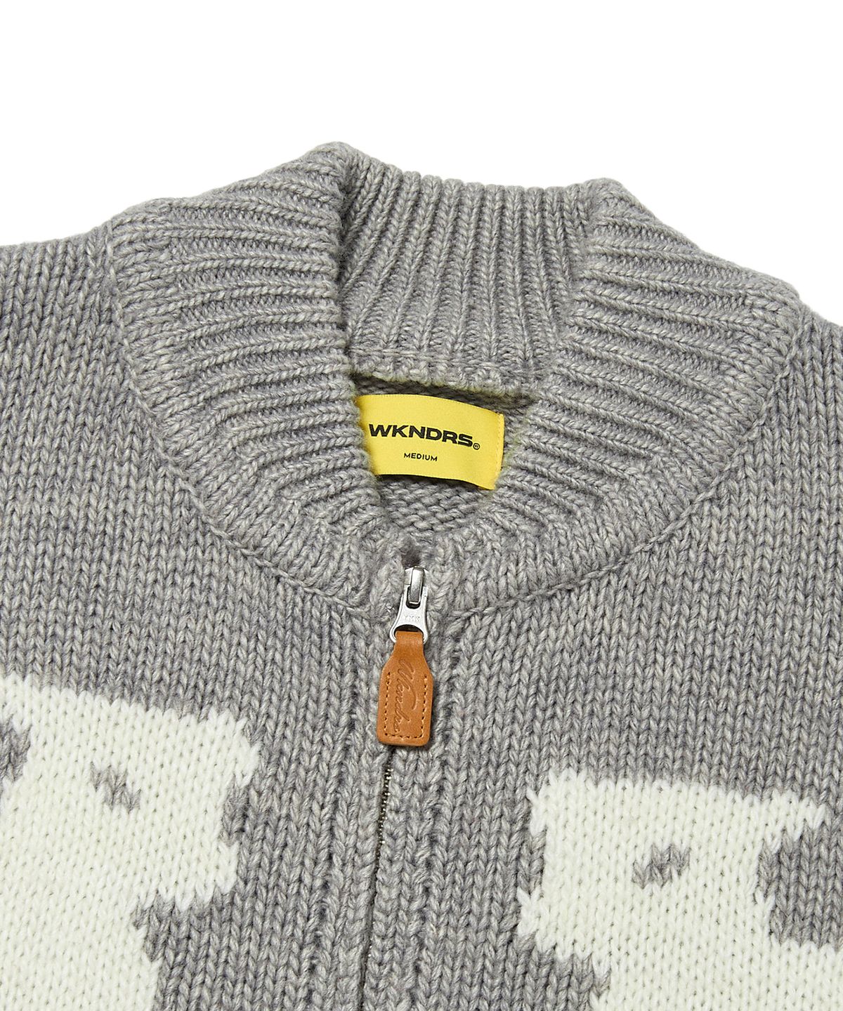 위캔더스(WKNDRS) SHEEP COWICHAN CARDIGAN (GREY)