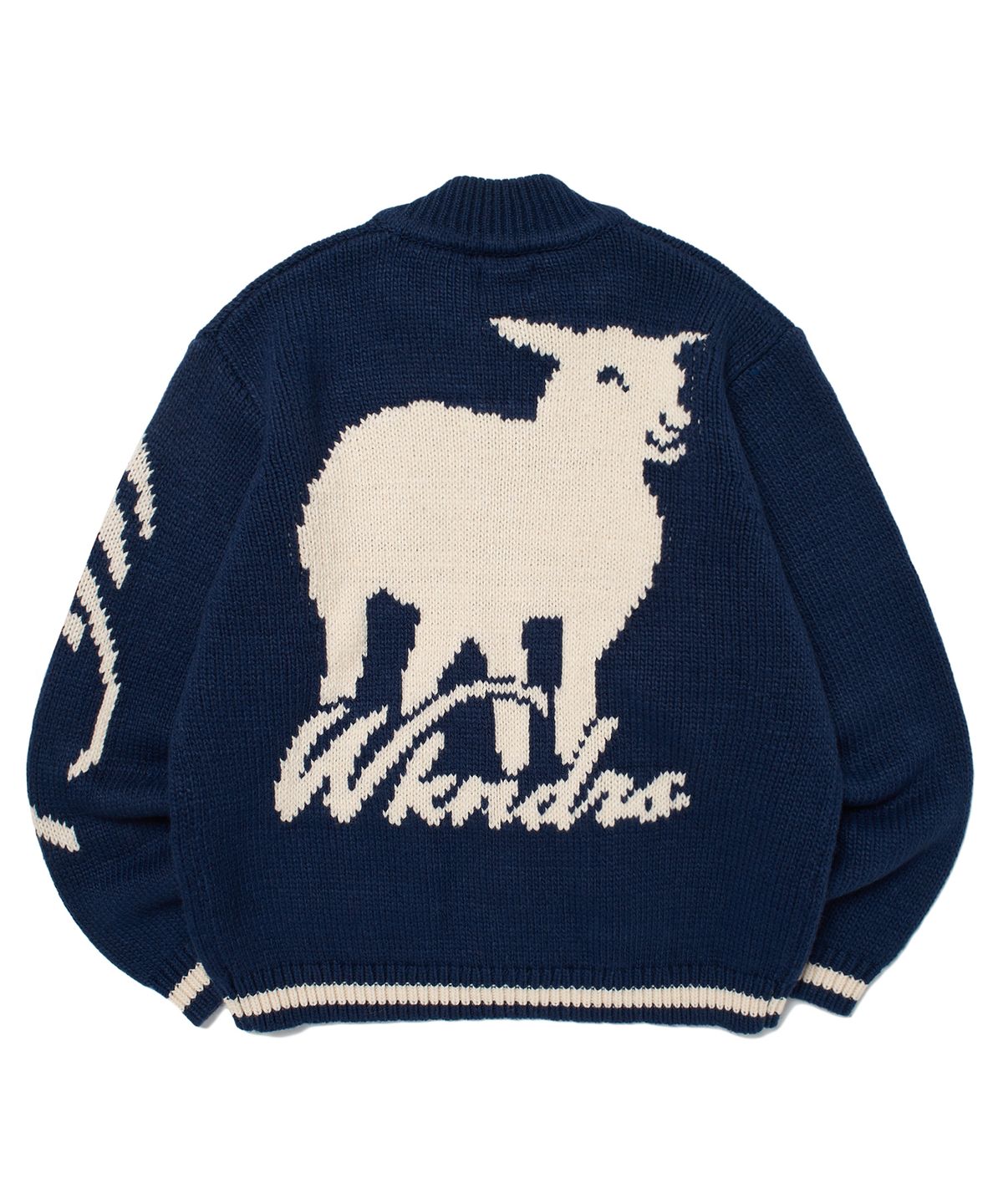 위캔더스(WKNDRS) SHEEP COWICHAN CARDIGAN (NAVY)