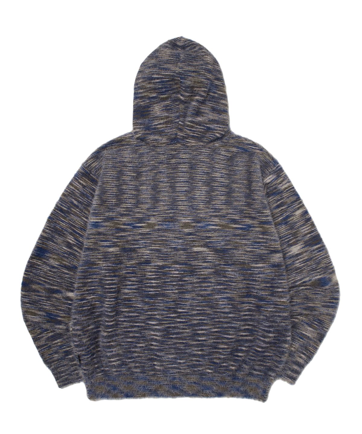 위캔더스(WKNDRS) MULTI STRIPED HAIRY ZIPUP (NAVY)