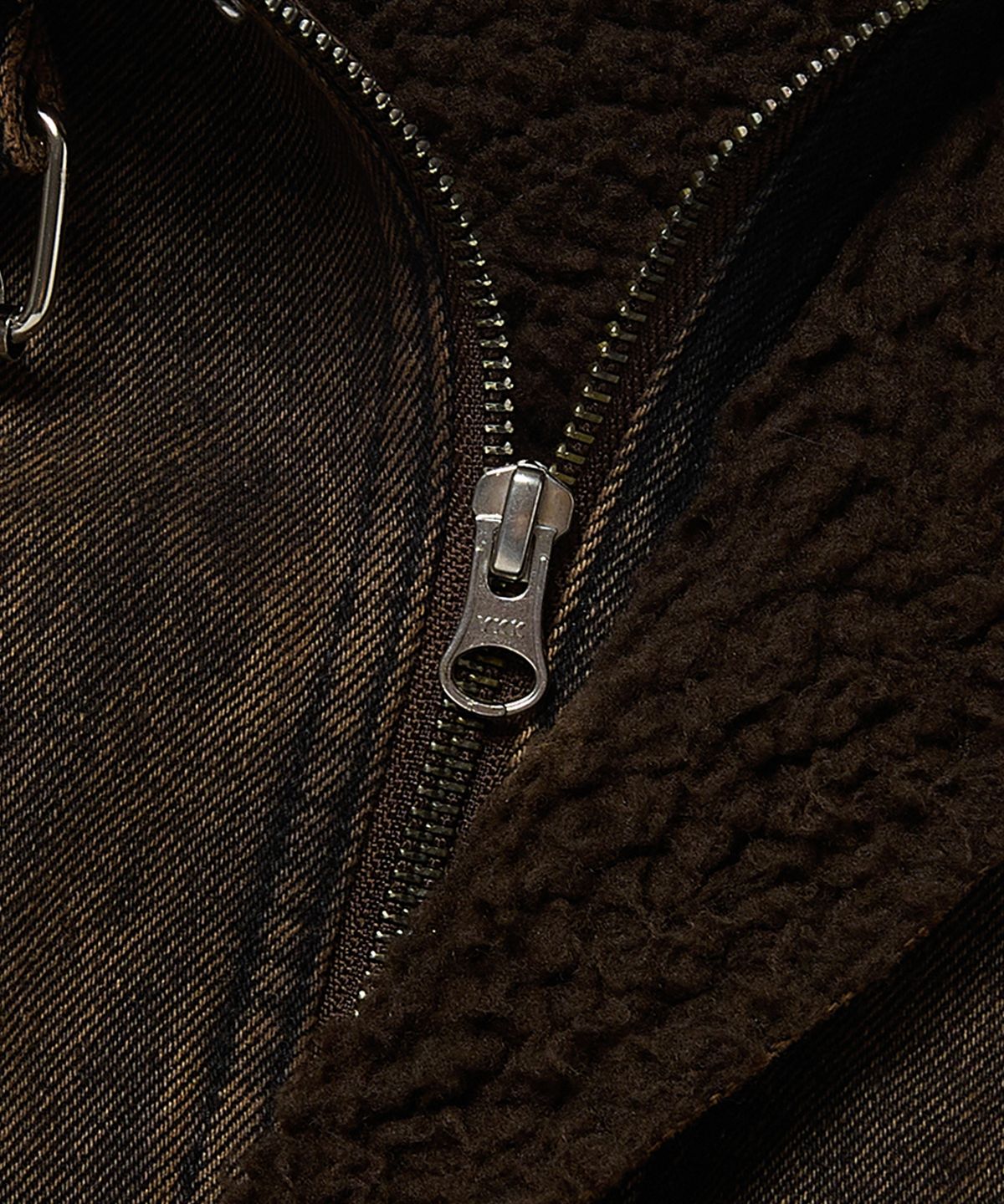 위캔더스(WKNDRS) DENIM SHERPA JK (BROWN)