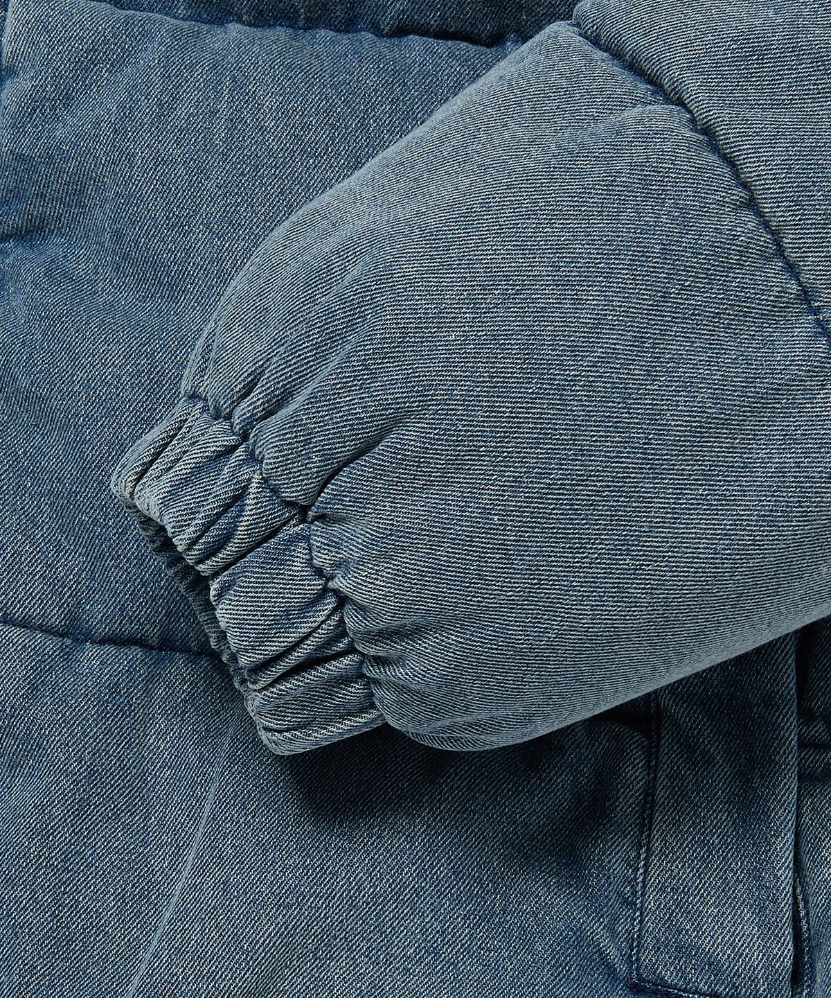 위캔더스(WKNDRS) DENIM PUFFER JK (DENIM)