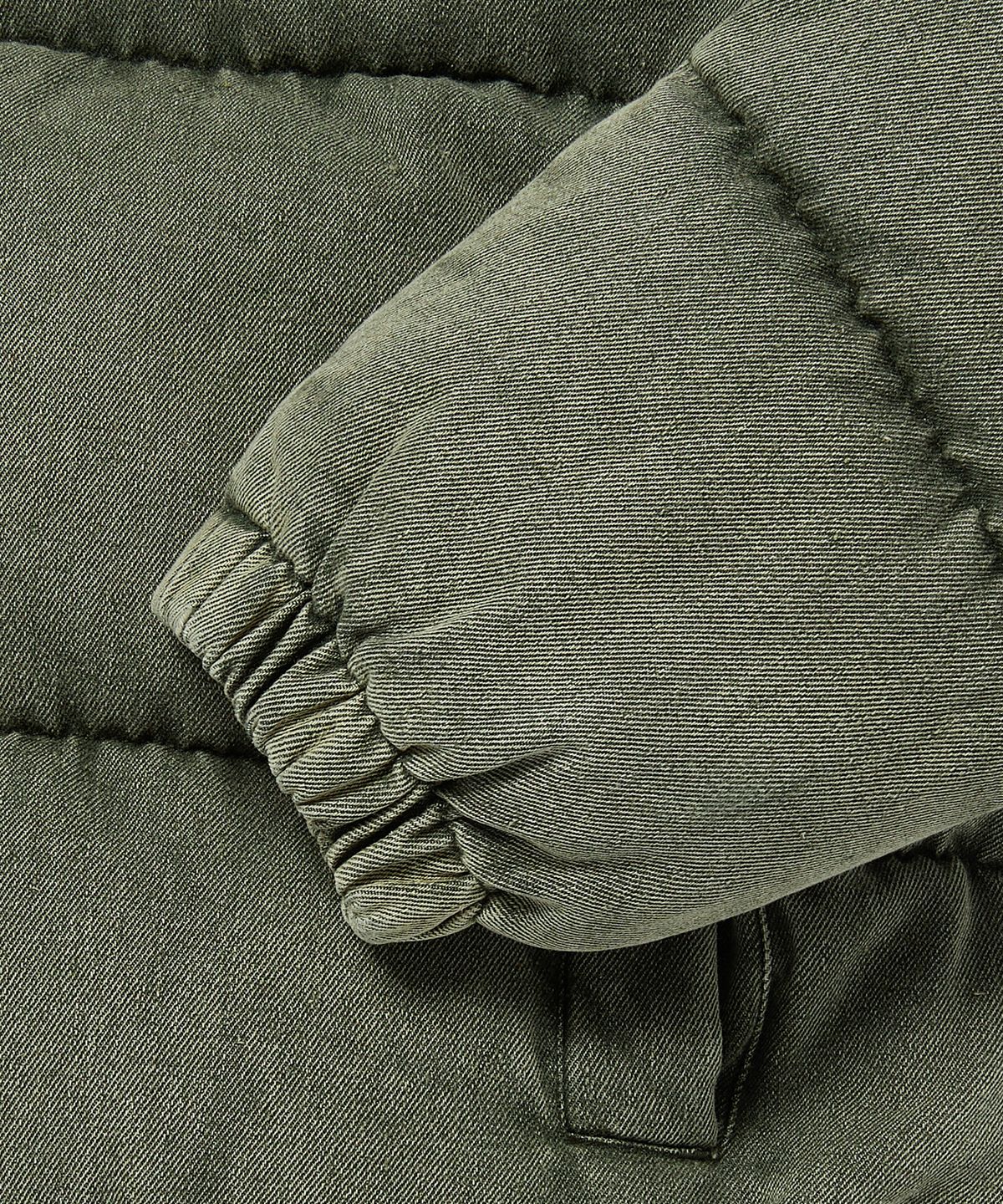 위캔더스(WKNDRS) DENIM PUFFER JK (OLIVE)
