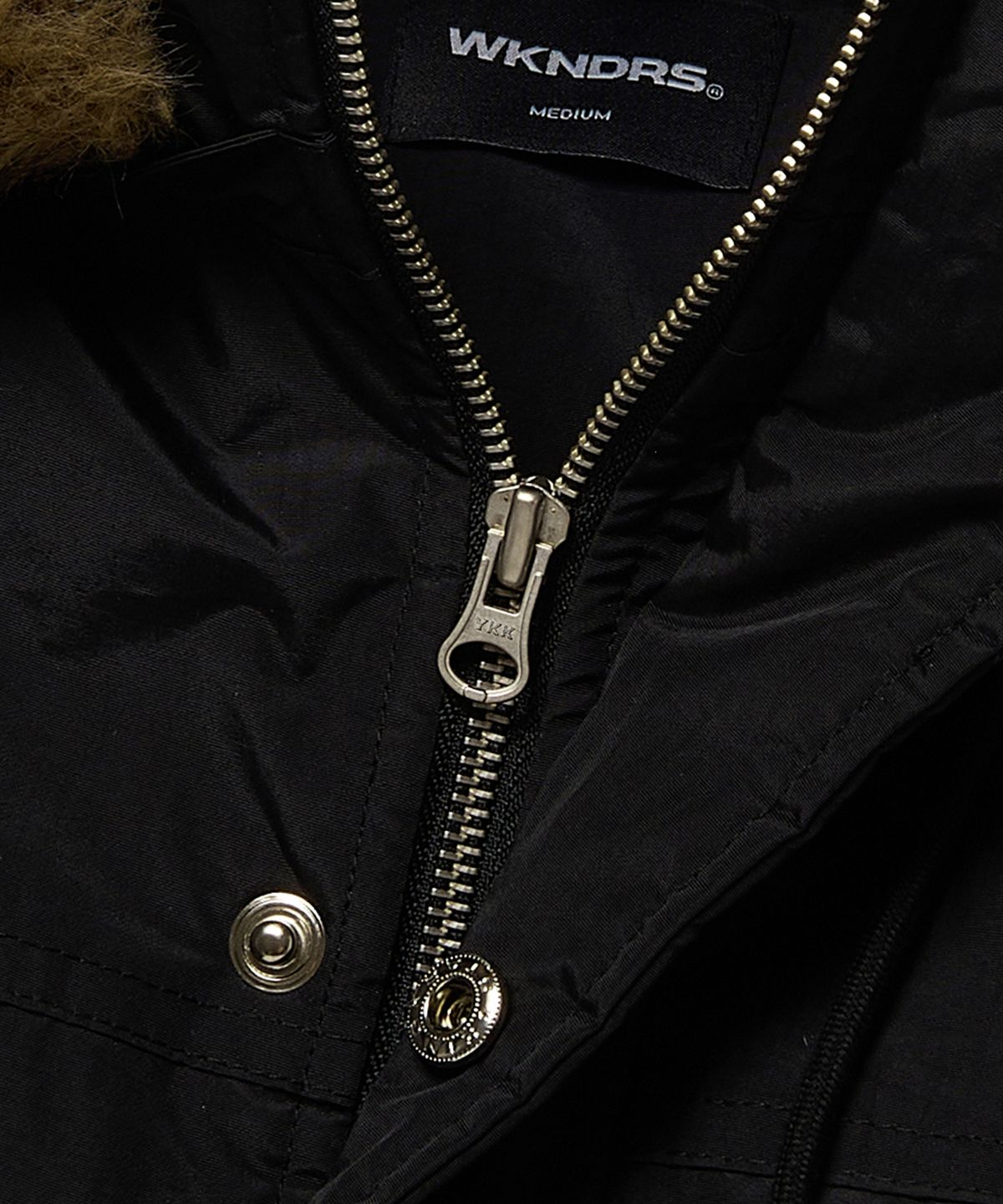 위캔더스(WKNDRS) MOUNTAIN HOODED PARKA (BLACK)