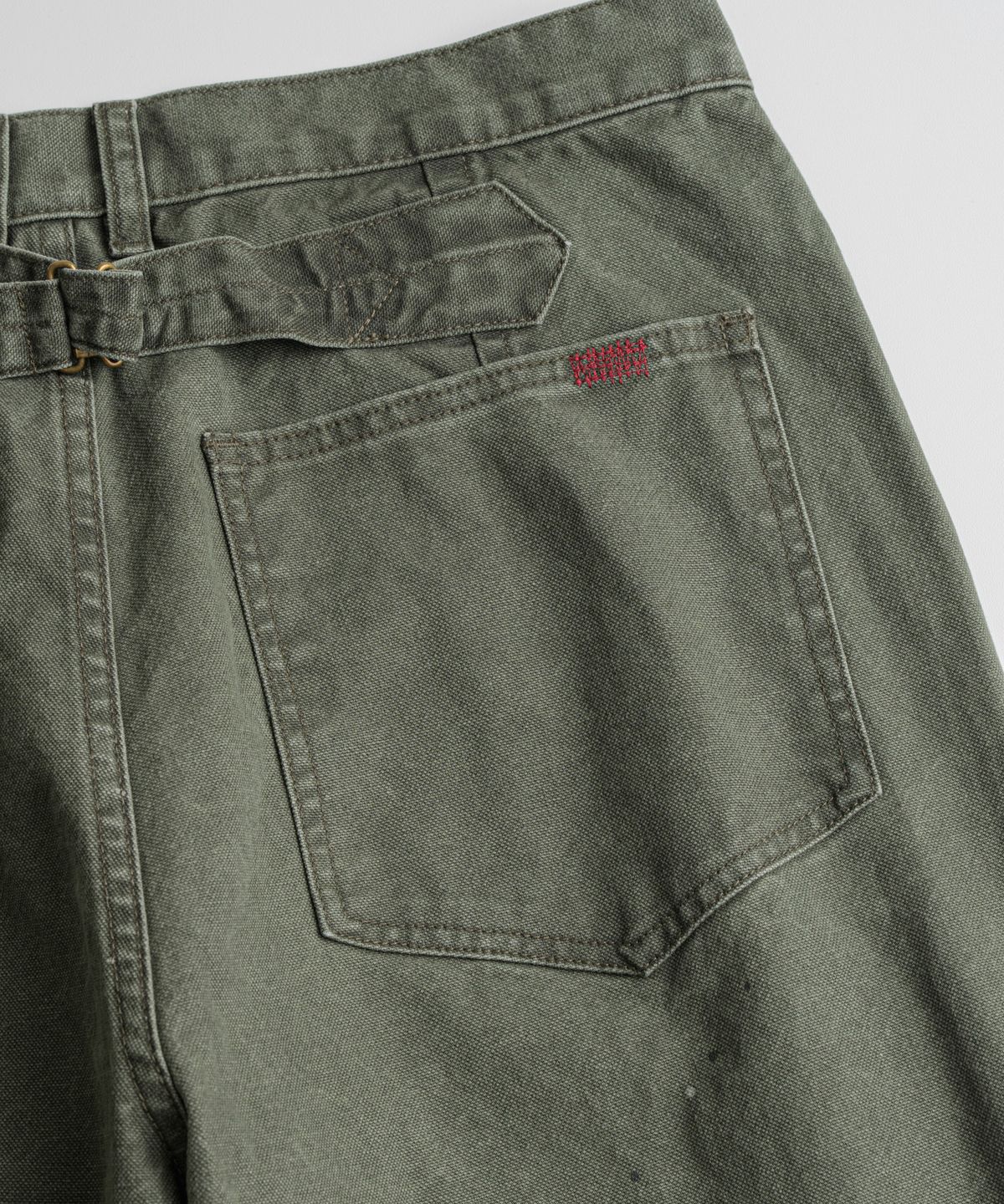 비헤비어(BEHEAVYER) DISTRESSED M35 TROUSER dust olive