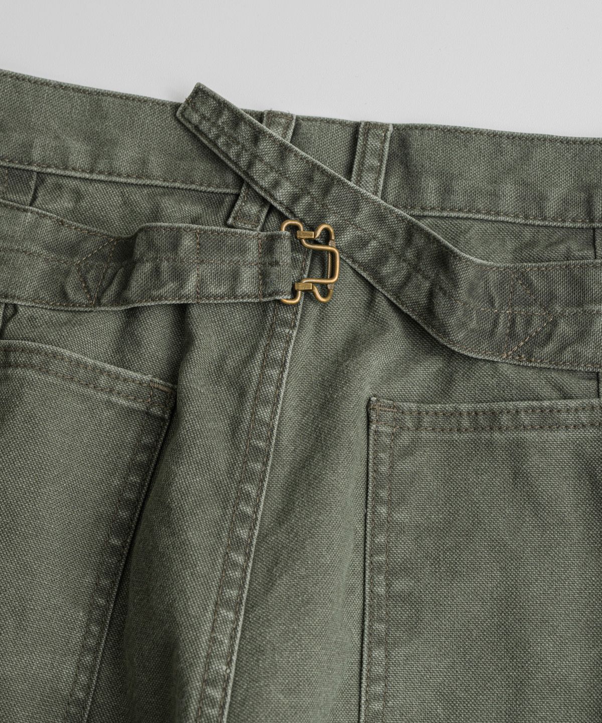 비헤비어(BEHEAVYER) DISTRESSED M35 TROUSER dust olive