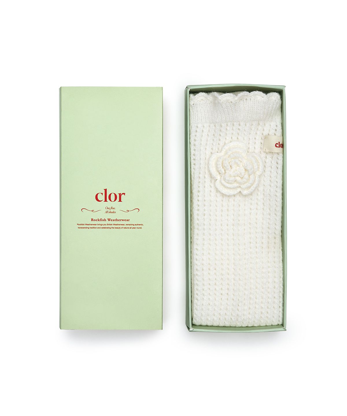 락피쉬웨더웨어(ROCKFISH WEATHERWEAR) CROCHET SOCKS - IVORY