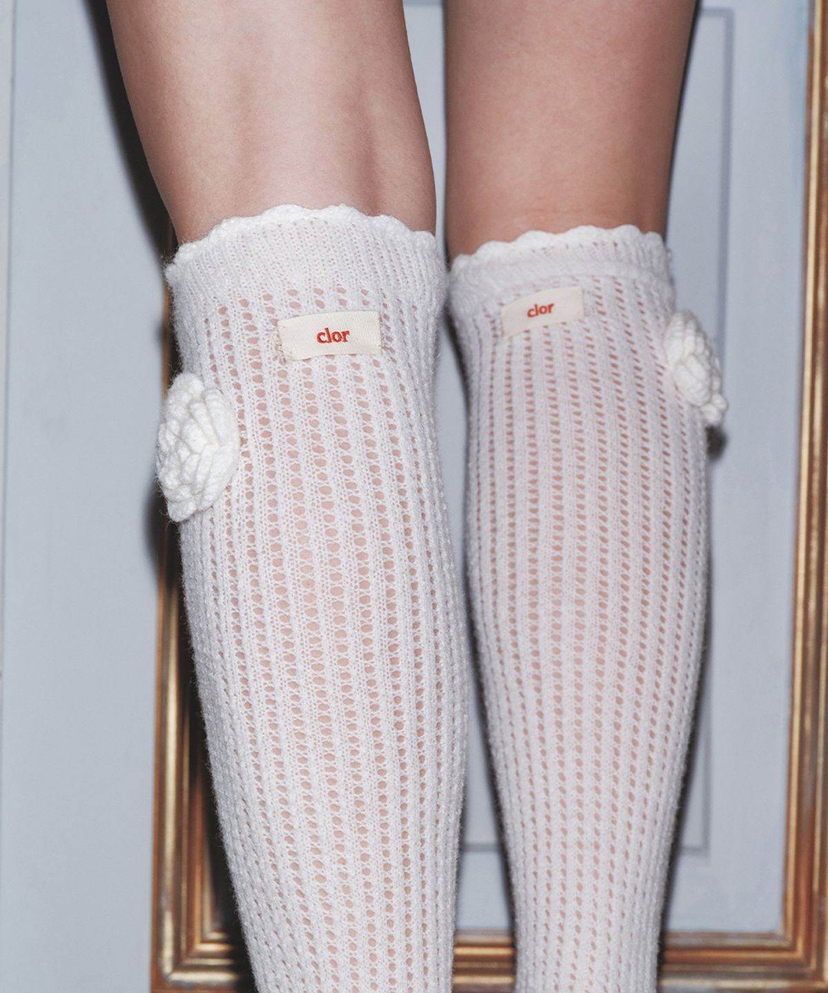 락피쉬웨더웨어(ROCKFISH WEATHERWEAR) CROCHET SOCKS - IVORY