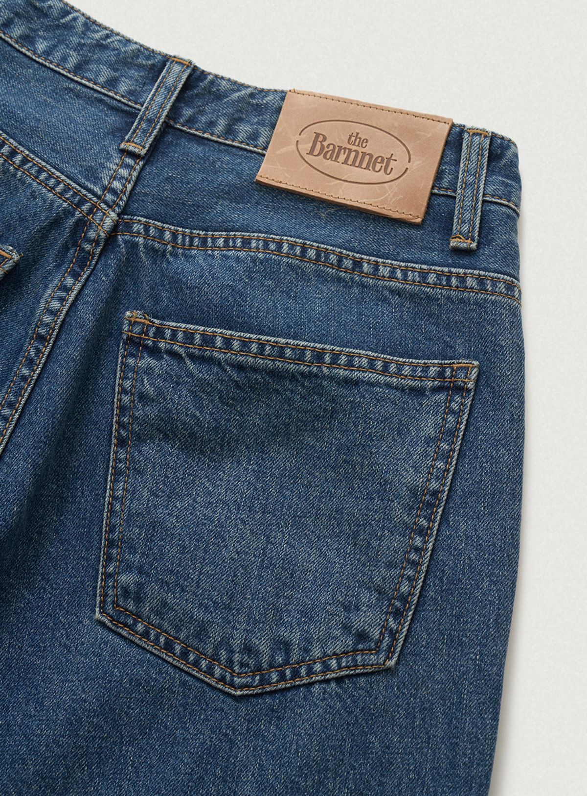 더바넷(THEBARNNET) Katie Wide-Leg Denim Pants