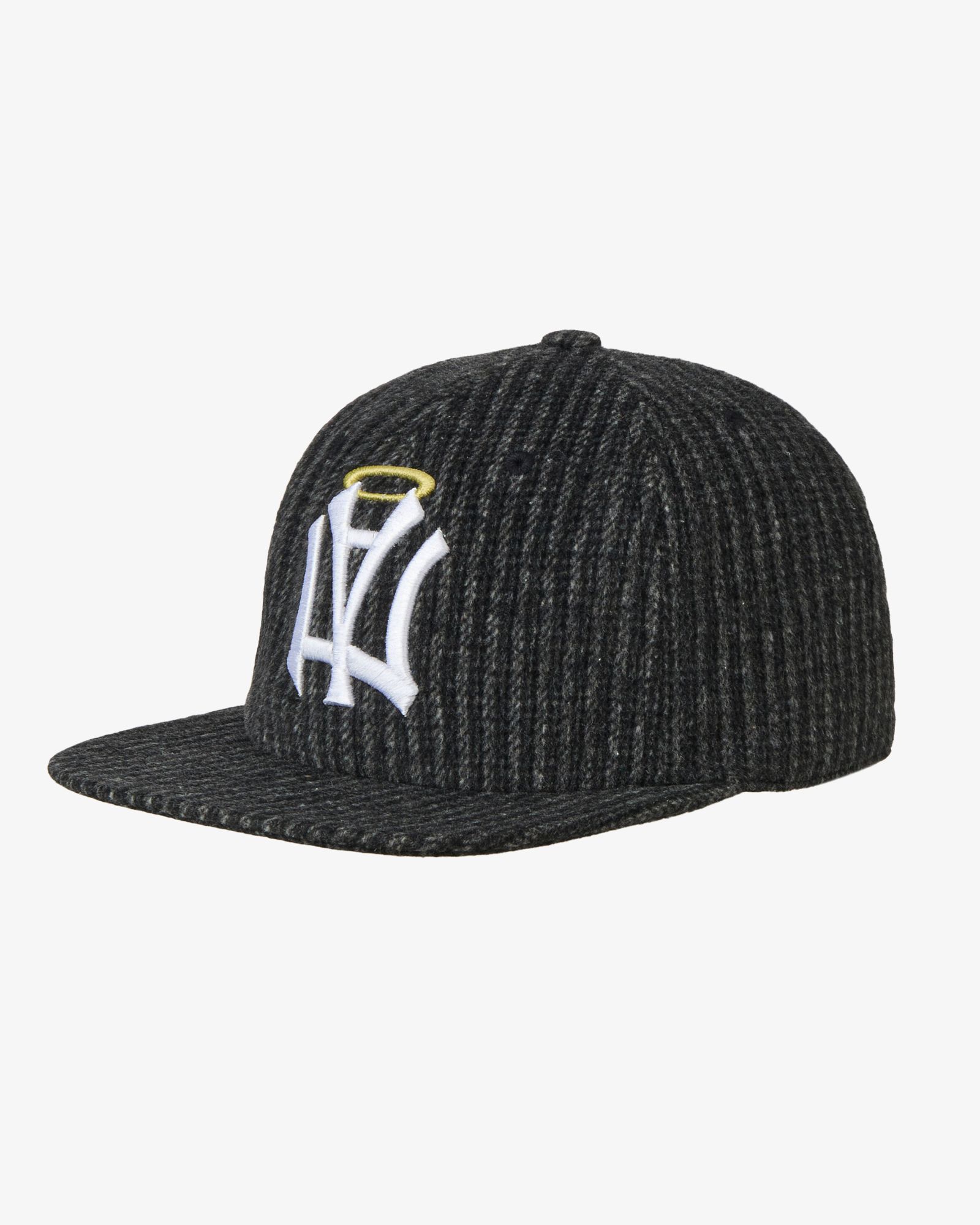 MUSINSA公式 | AEAE AE SYMBOL STRIPE ANGEL WING CAP [BLACK]