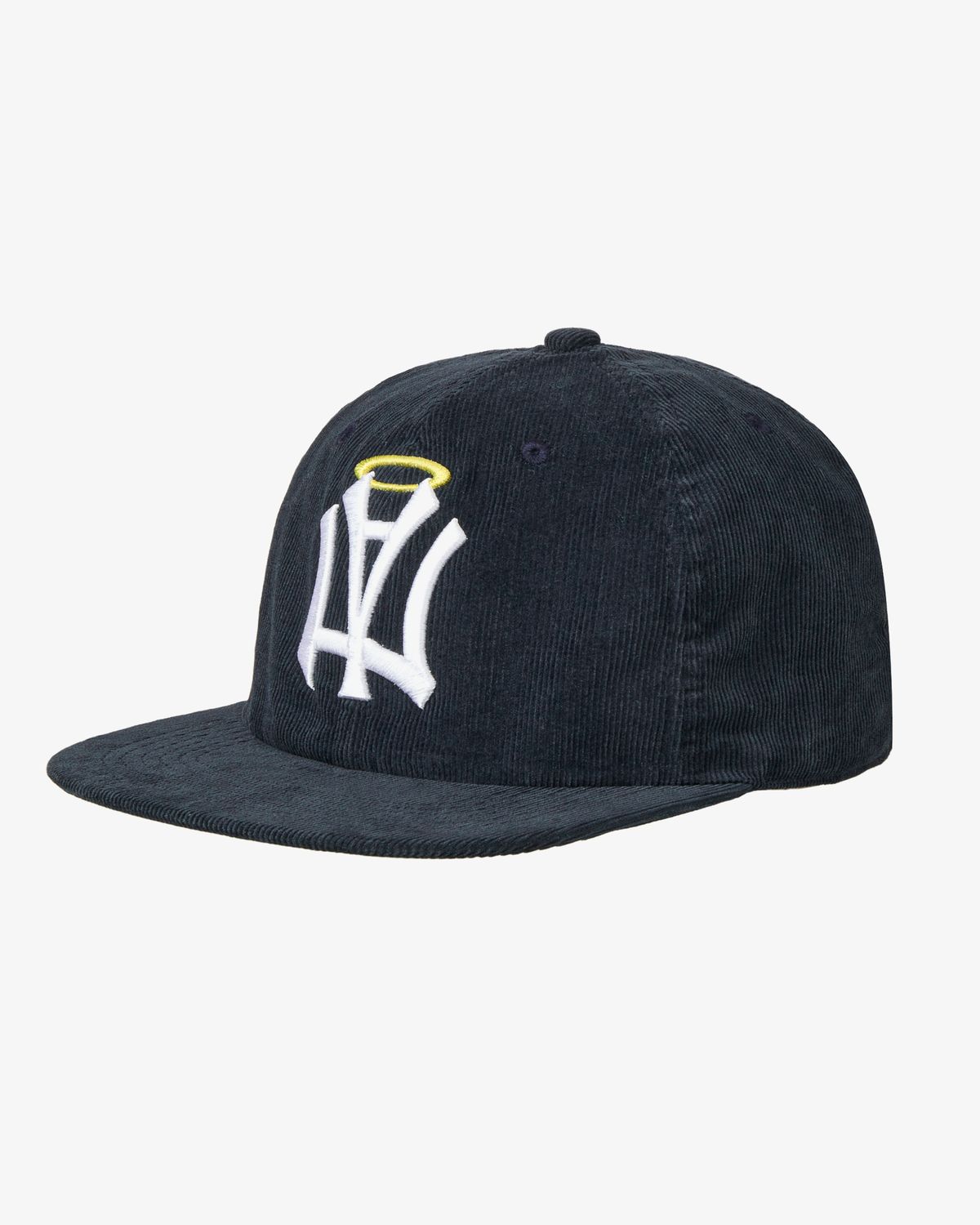 에이이에이이(AEAE) AE SYMBOL CORDUROY ANGEL WING CAP [NAVY]