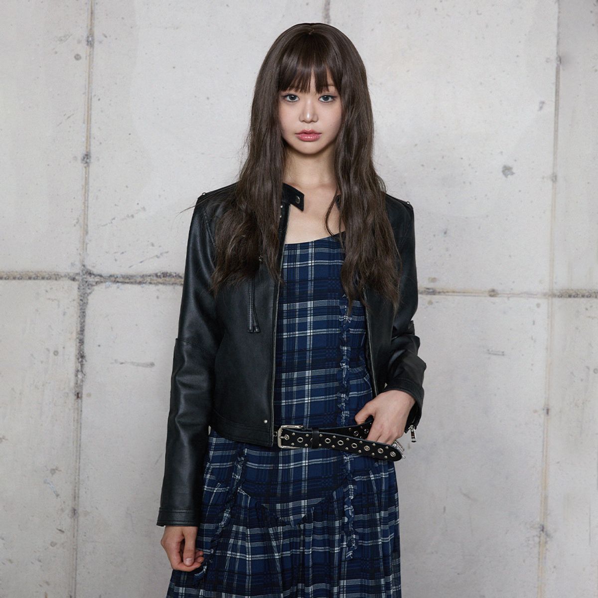 라라폭스(LALAFOX) VEGAN LEATHER JACKET BLACK 비건 레더자켓 BR4LJ001