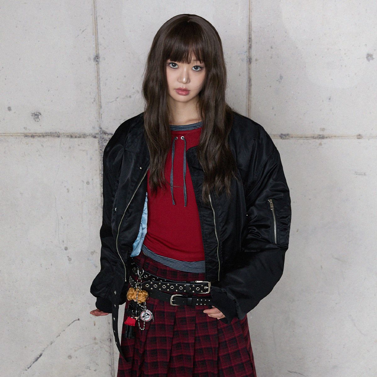 라라폭스(LALAFOX) PINCHED BLOUSON JACKET BLACK 블루종자켓 BR4WZ002