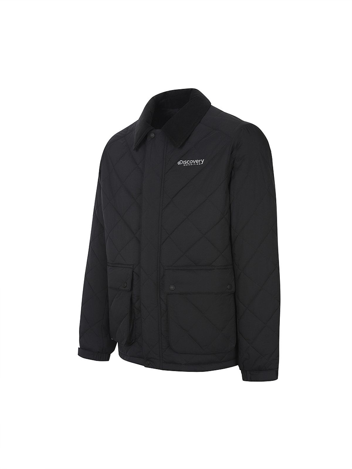 디스커버리 익스페디션(DISCOVERY EXPEDITION) 남성 퀼팅 사파리 워크 자켓 (BLACK)