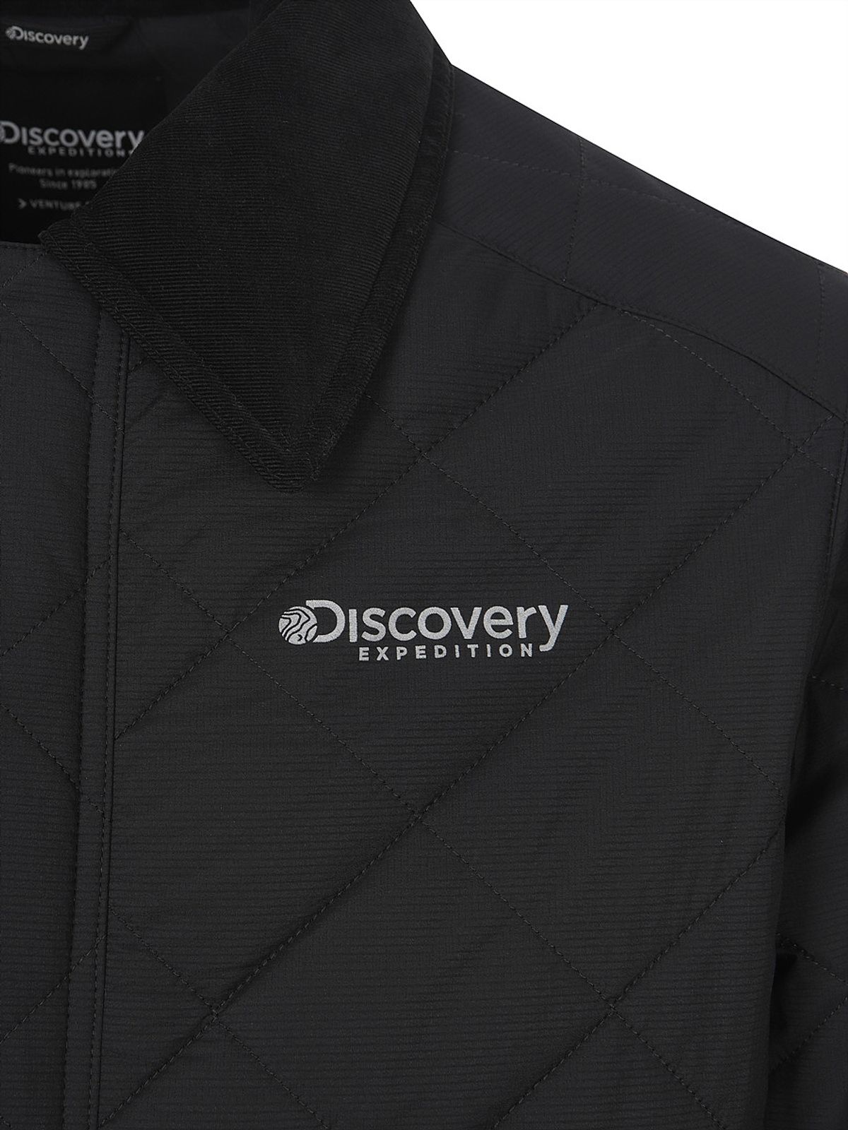 디스커버리 익스페디션(DISCOVERY EXPEDITION) 남성 퀼팅 사파리 워크 자켓 (BLACK)